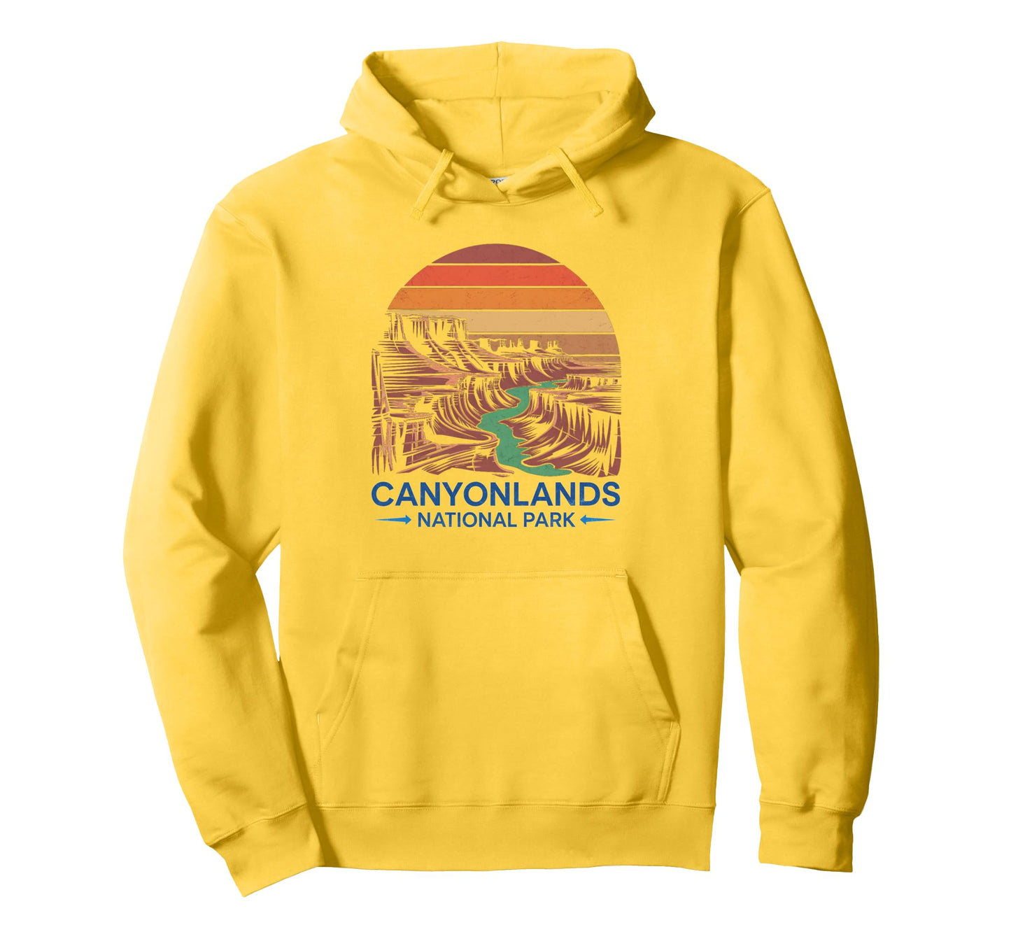 Canyonlands National Park Utah Hiking Hoodie - Graphic Print Unisex - T-Shirt, Sweatshirt, Hoodie