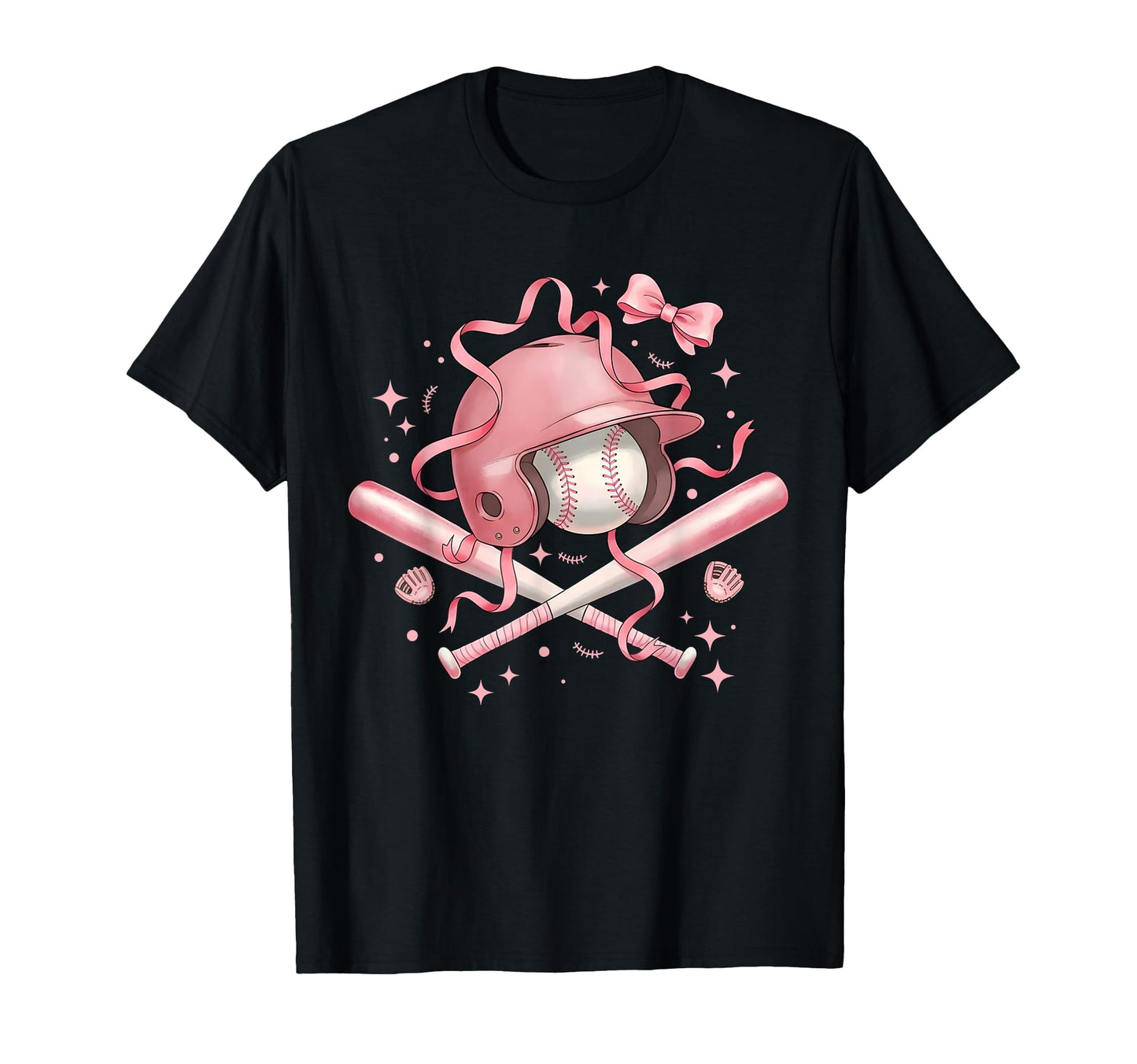 Coquette Baseball Soft Bow Era S Sport T-Shirt - Trendy Graphic Unisex - T-Shirt, Sweatshirt, Hoodie