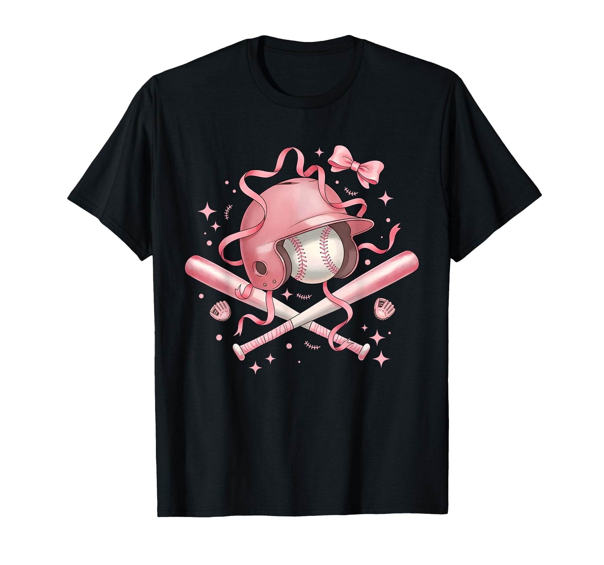 Coquette Baseball Soft Bow Era S Sport T-Shirt - Trendy Graphic Unisex - T-Shirt, Sweatshirt, Hoodie