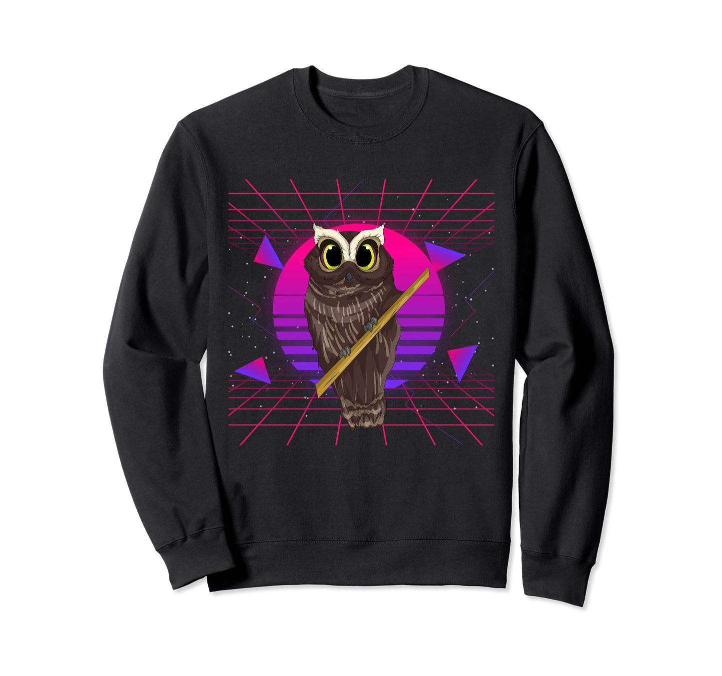 Animal Bird Lover Vaporwave 80S Sweatshirt - Aesthetic Graphic for Adults - T-Shirt, Sweatshirt, Hoodie