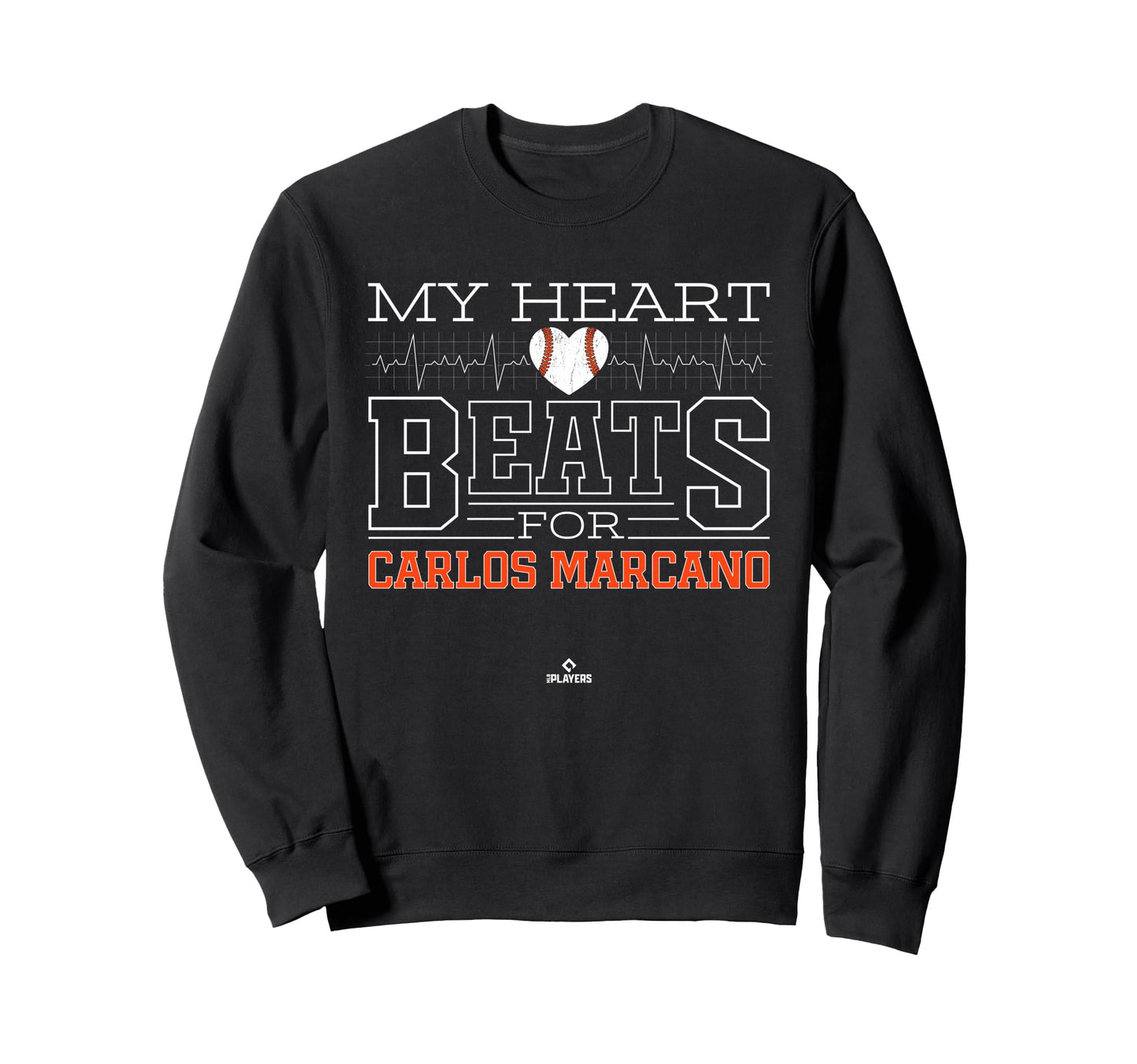 My Heart Beats Carlos Marcano Sweatshirt - Aesthetic Graphic for Adults - T-Shirt, Sweatshirt, Hoodie