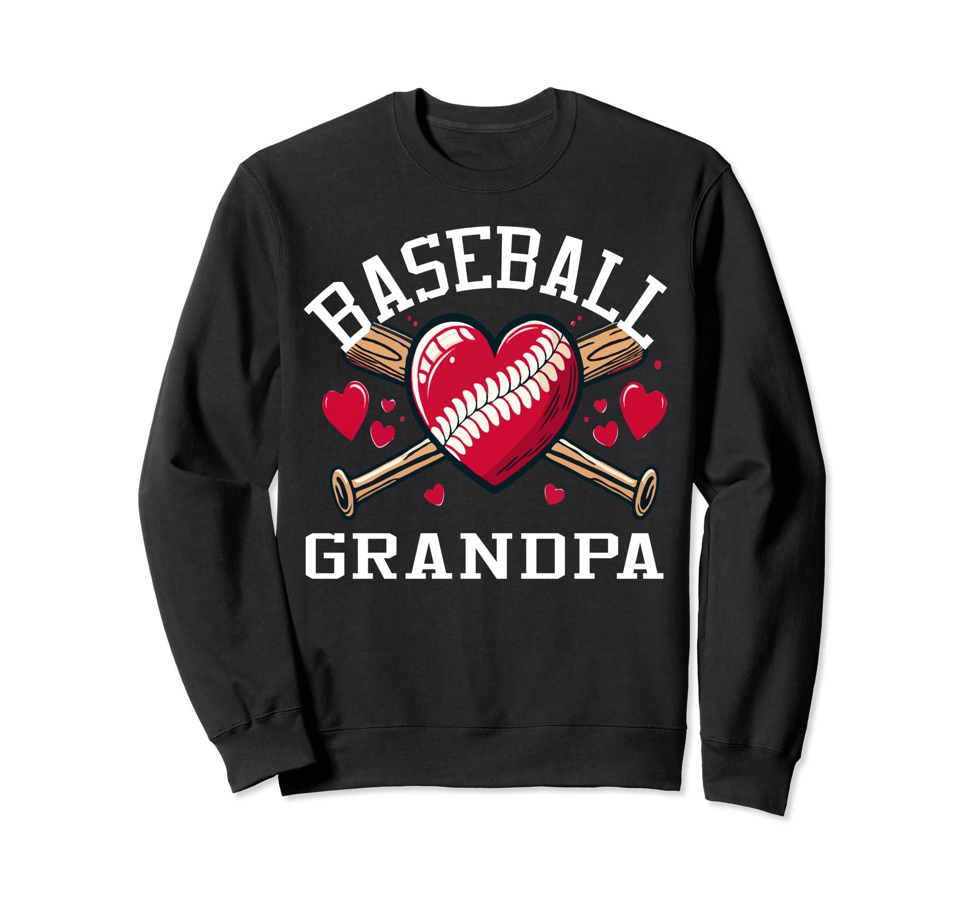 Baseball Grandpa Love Sweatshirt - Trendy Graphic Men Women - T-Shirt, Sweatshirt, Hoodie