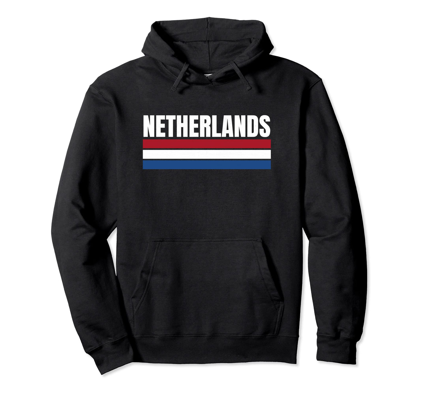 Netherlands Red White Blue Dutch Hoodie - Casual Everyday Wear for Adults - T-Shirt, Sweatshirt, Hoodie