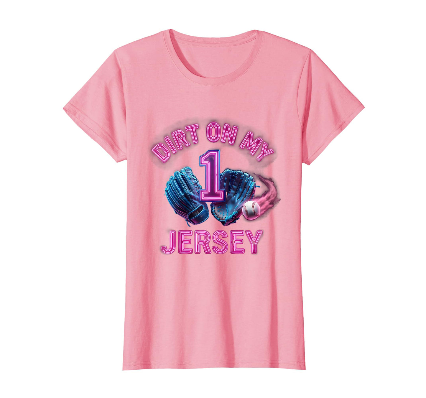 Dirt My Jersey Baseball Player T-Shirt - Trendy Graphic for Adults - T-Shirt, Sweatshirt, Hoodie
