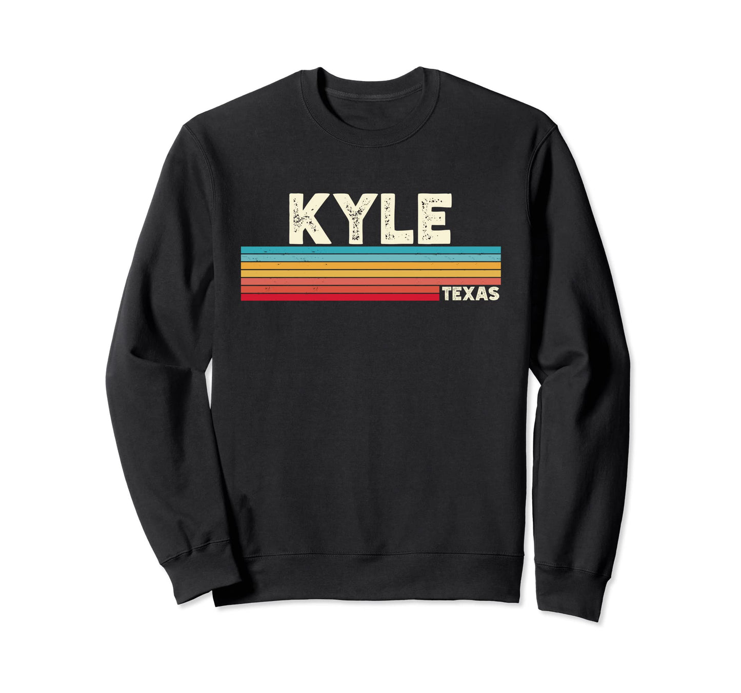 Native Kyle Texas Tx Stripes State Sweatshirt - Custom Art Print Unisex - T-Shirt, Sweatshirt, Hoodie