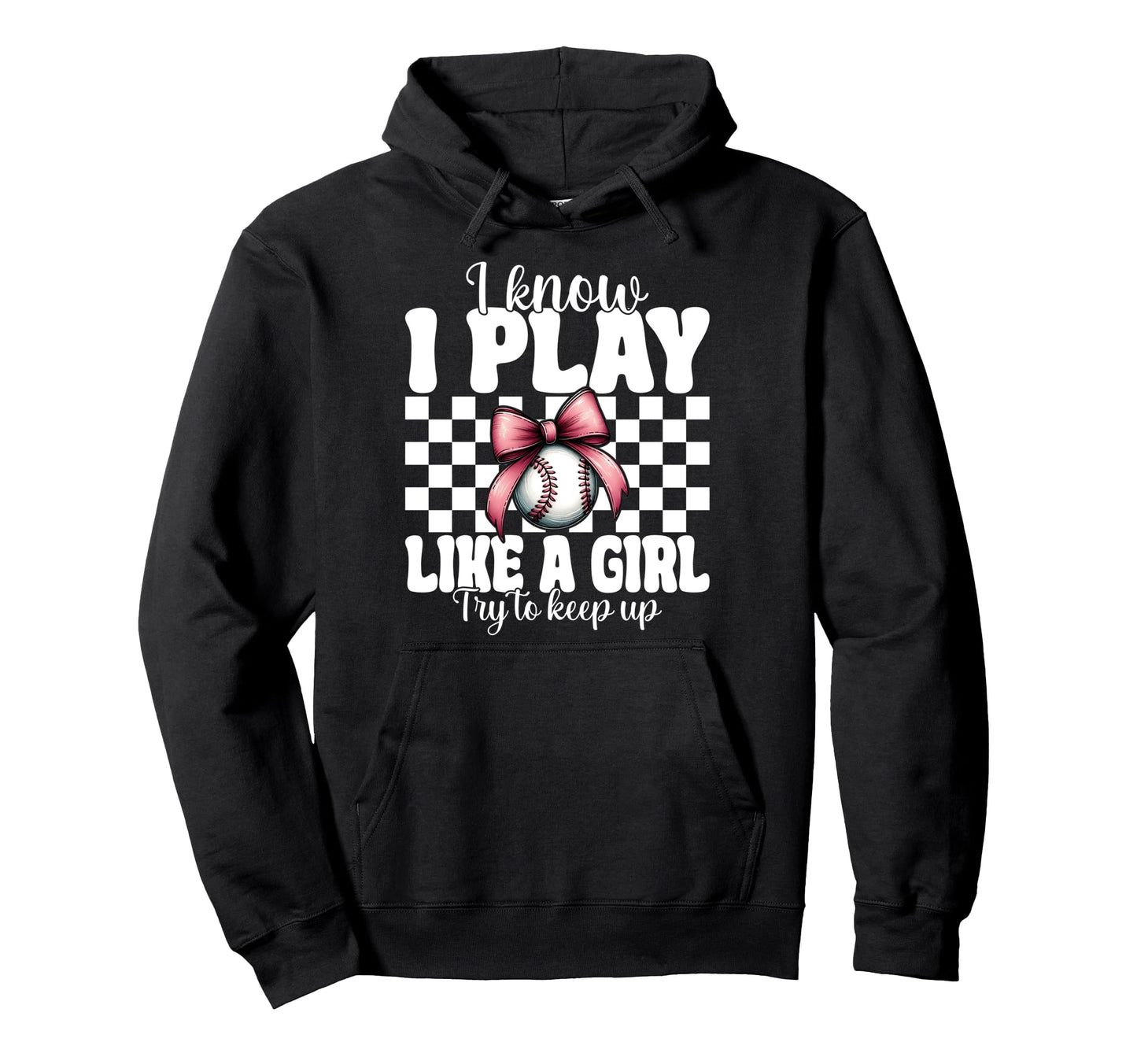 Baseball Mom Mama Coquette I Know I Hoodie - Custom Art Print for Adults - T-Shirt, Sweatshirt, Hoodie