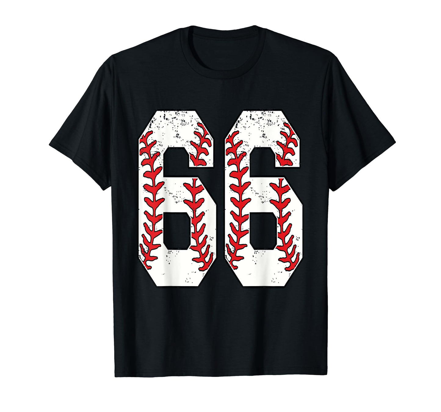 Number 66 Baseball 66 Jersey T-Shirt - Casual Everyday Wear for Adults - T-Shirt, Sweatshirt, Hoodie