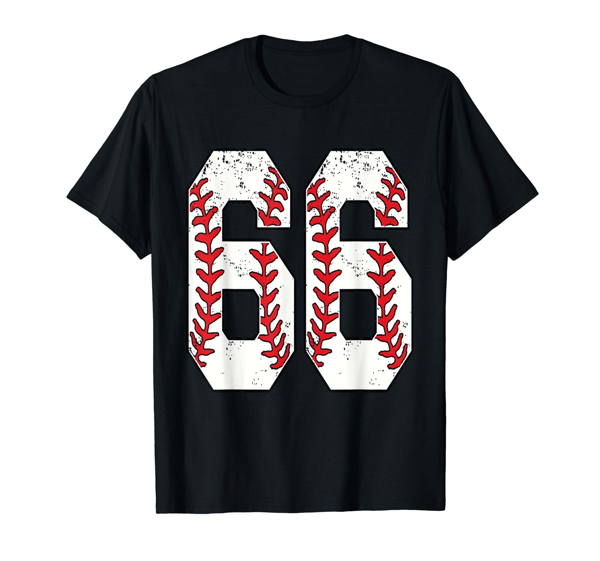 Number 66 Baseball 66 Jersey T-Shirt - Casual Everyday Wear for Adults - T-Shirt, Sweatshirt, Hoodie