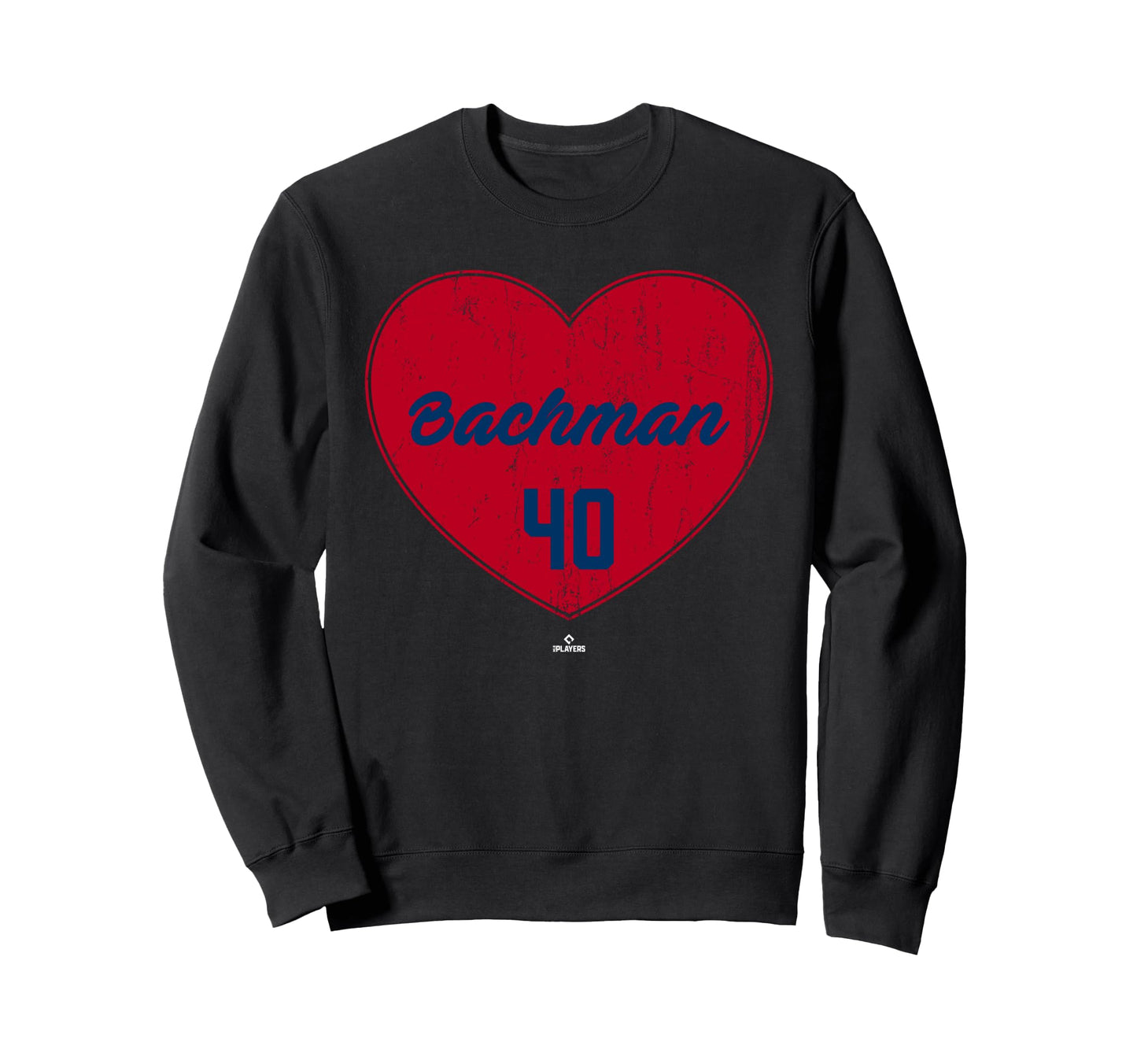 Distressed Heart Sam Bachman Los Sweatshirt - Novelty Apparel Unisex - T-Shirt, Sweatshirt, Hoodie