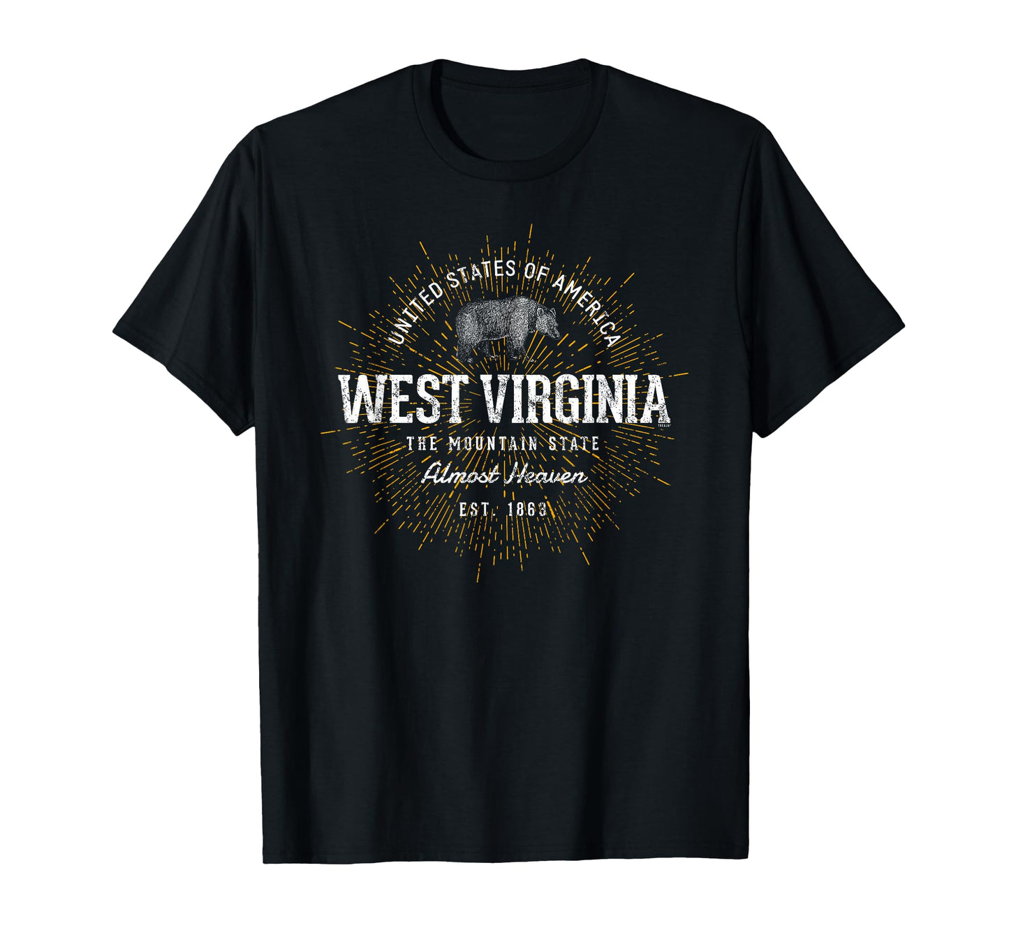 State West Virginia T-Shirt - Aesthetic Graphic for Adults - T-Shirt, Sweatshirt, Hoodie
