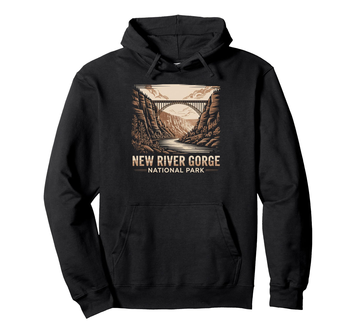 New River Gorge National Park Bridge Hoodie - Novelty Apparel Unisex - T-Shirt, Sweatshirt, Hoodie