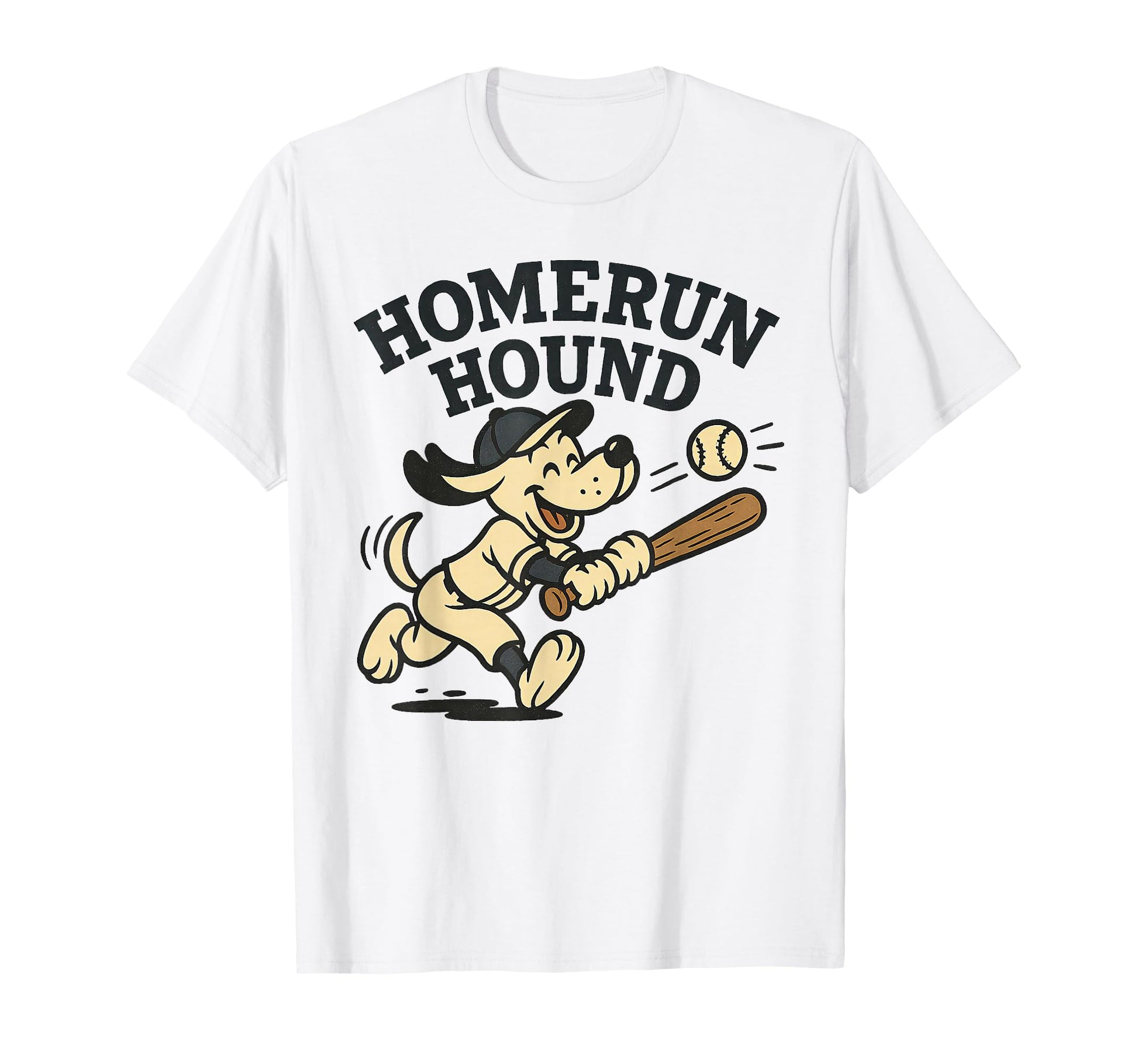 Funny Canin Homerun Hound Baseball T-Shirt - Fun Novelty Design Men Women - T-Shirt, Sweatshirt, Hoodie