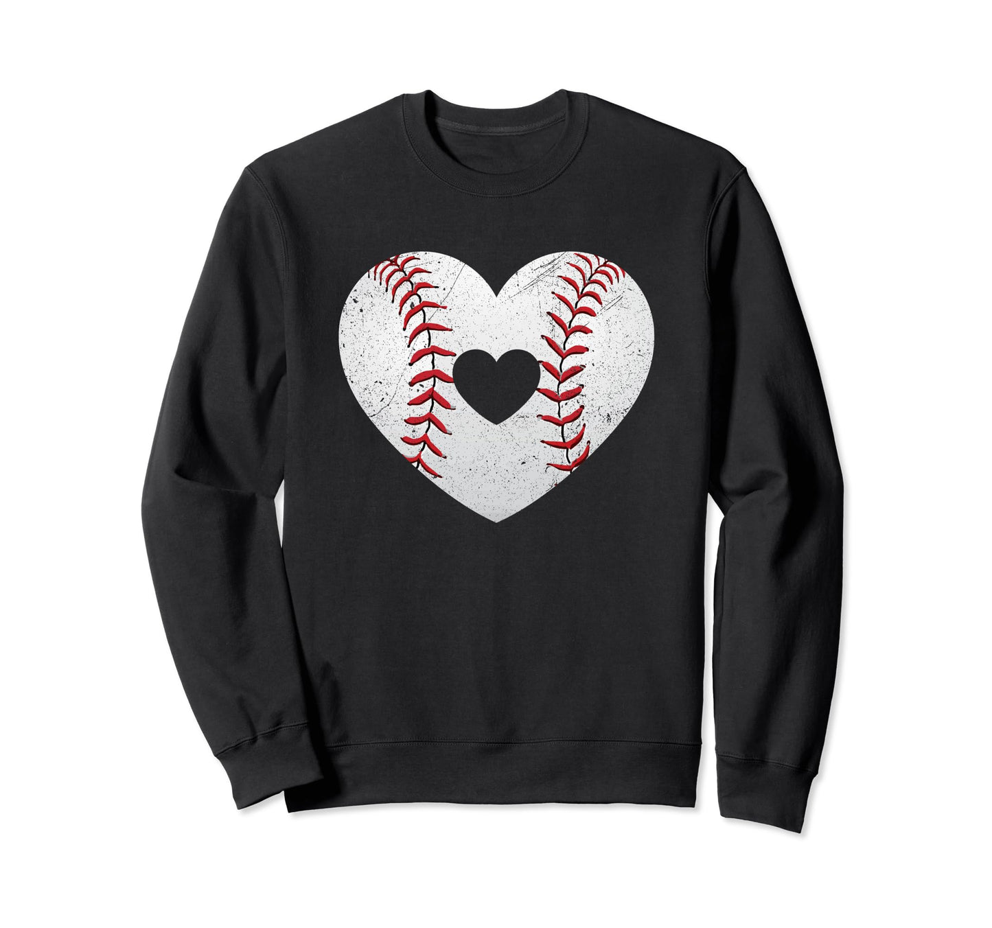 Softball Mom Dad Love Baseball Sweatshirt - Aesthetic Graphic for Adults - T-Shirt, Sweatshirt, Hoodie