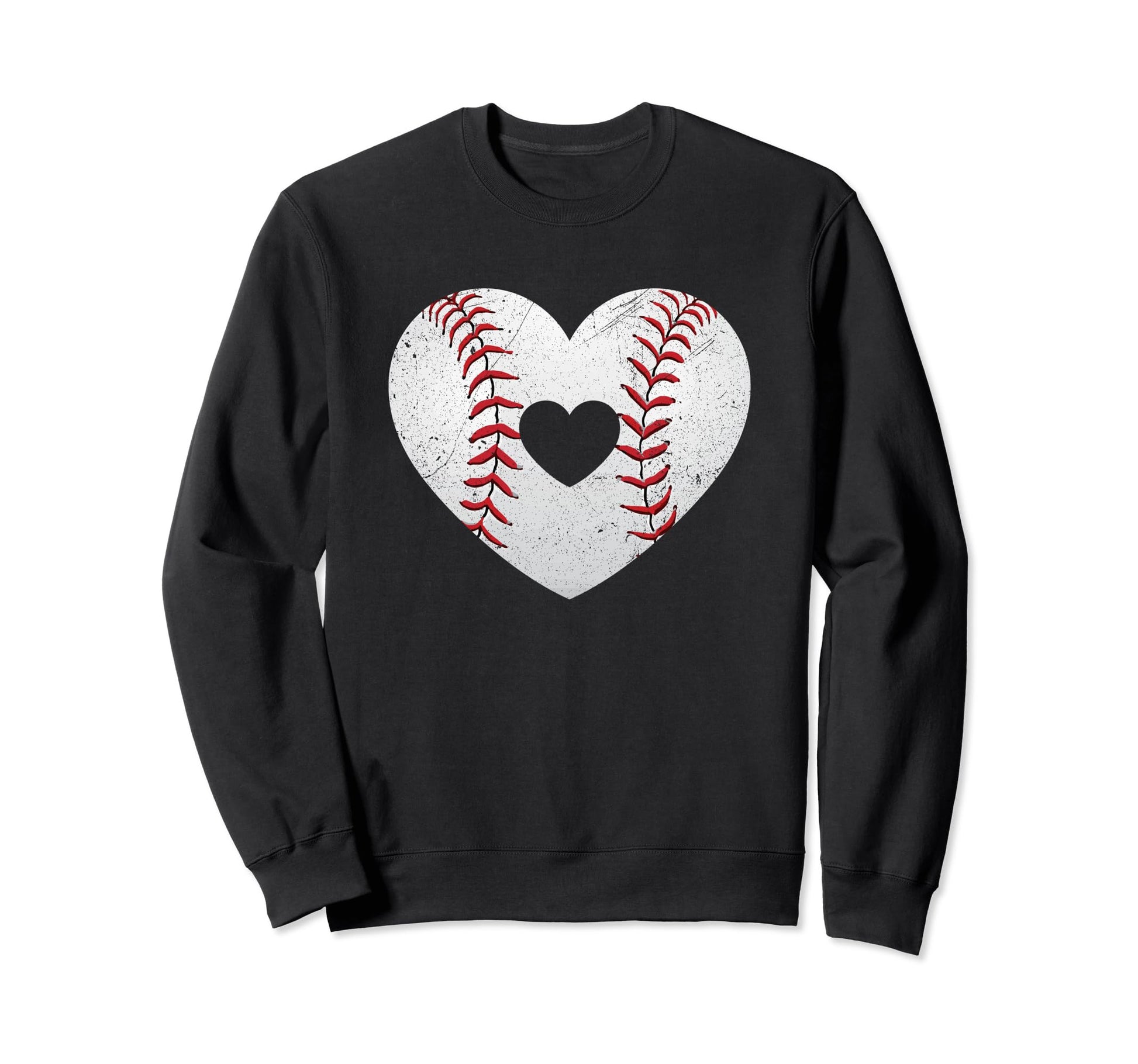 Softball Mom Dad Love Baseball Sweatshirt - Aesthetic Graphic for Adults - T-Shirt, Sweatshirt, Hoodie