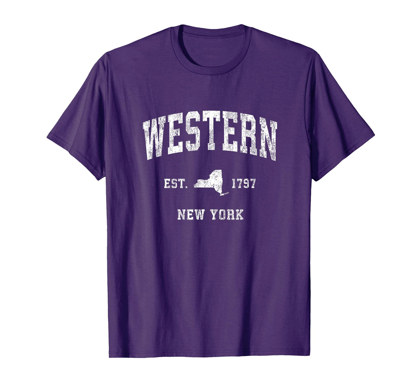 Western New York Ny Athletic Sports T-Shirt - Graphic Print Unisex - T-Shirt, Sweatshirt, Hoodie