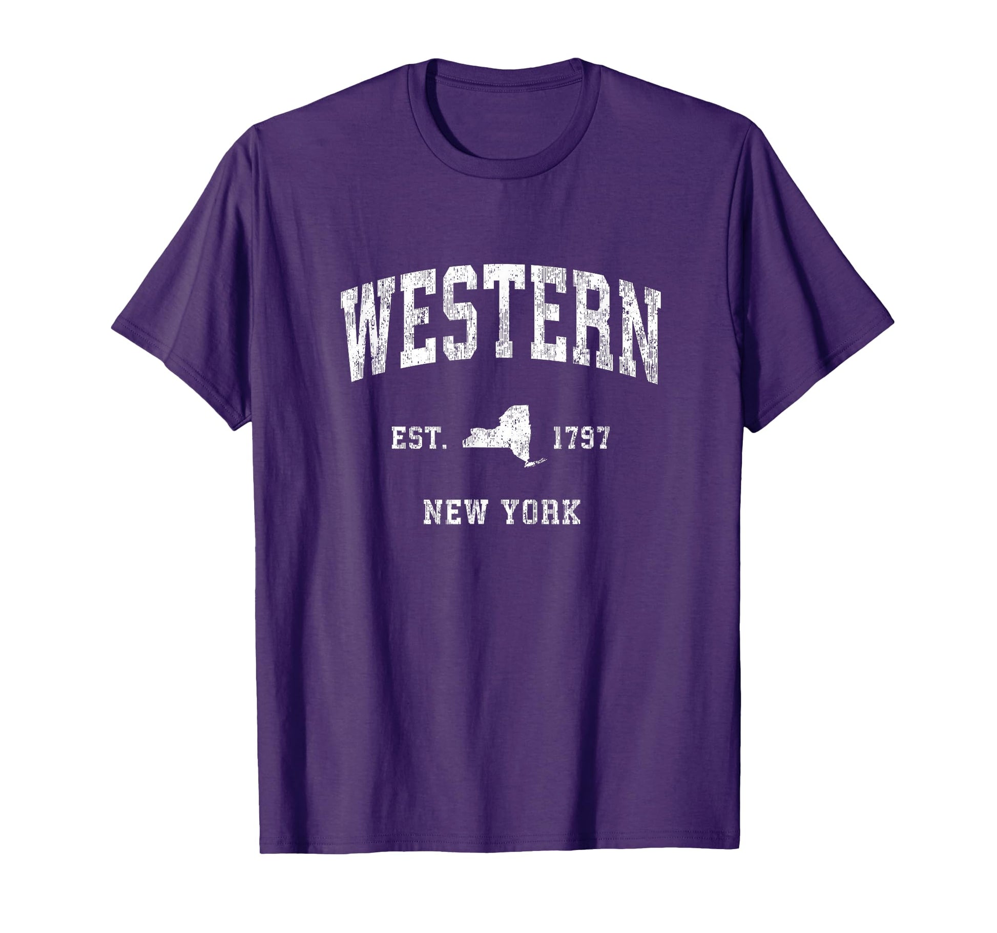 Western New York Ny Athletic Sports T-Shirt - Graphic Print Unisex - T-Shirt, Sweatshirt, Hoodie