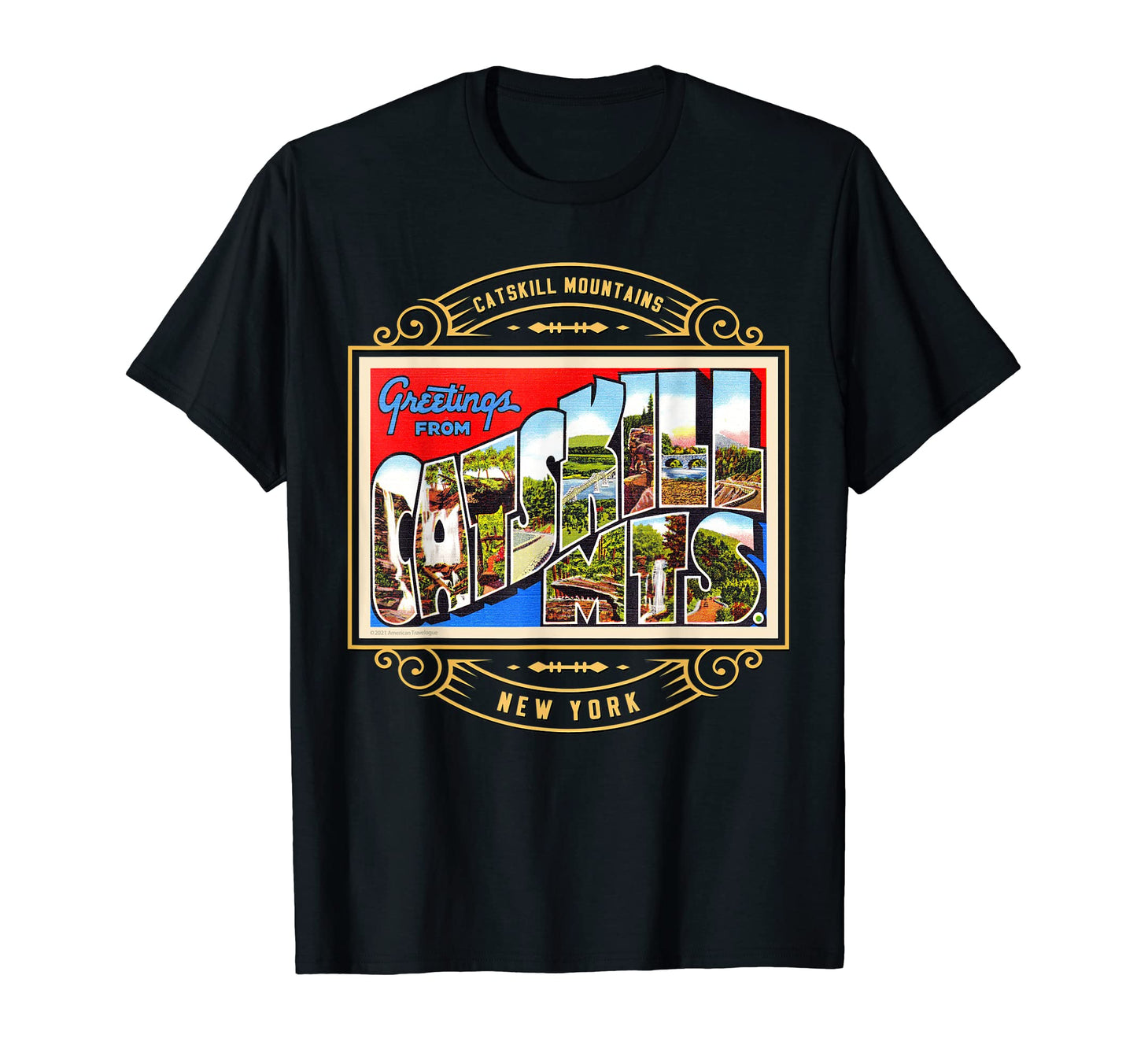 Catskill Mountains New York Ny T-Shirt - Aesthetic Graphic for Adults - T-Shirt, Sweatshirt, Hoodie