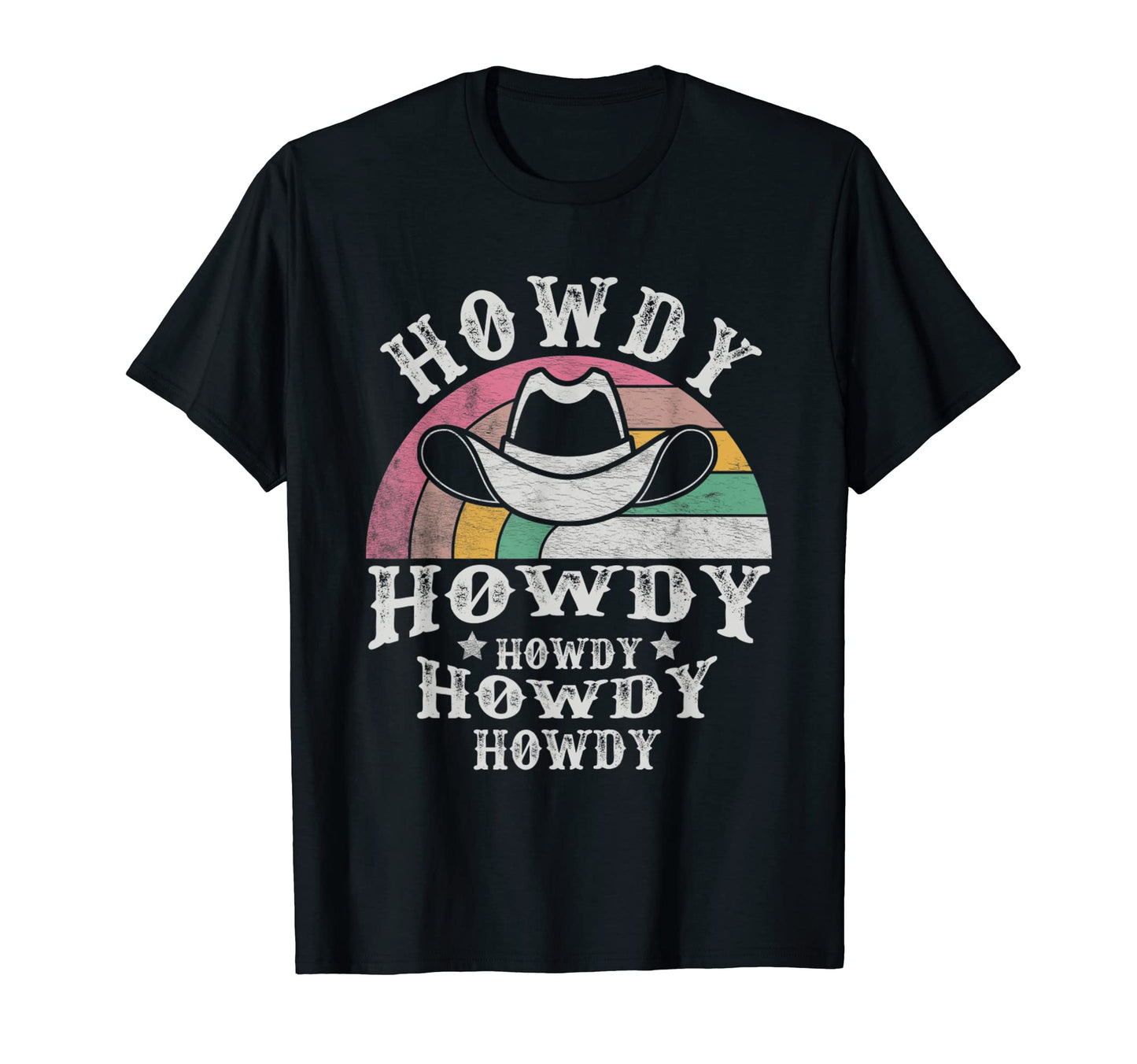 Howdy Rodeo Western Country Music Southern T-Shirt - Graphic Print Unisex - T-Shirt, Sweatshirt, Hoodie
