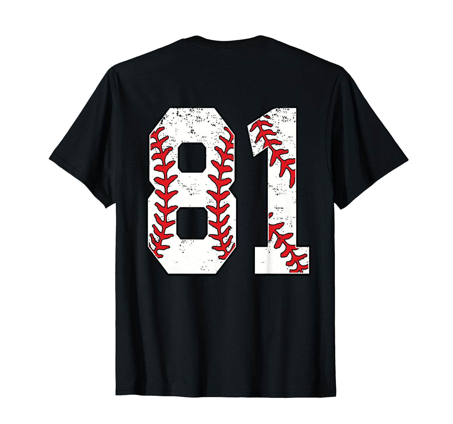 Number 81 Baseball Jersey Number 81 T-Shirt - Aesthetic Graphic Men Women - T-Shirt, Sweatshirt, Hoodie
