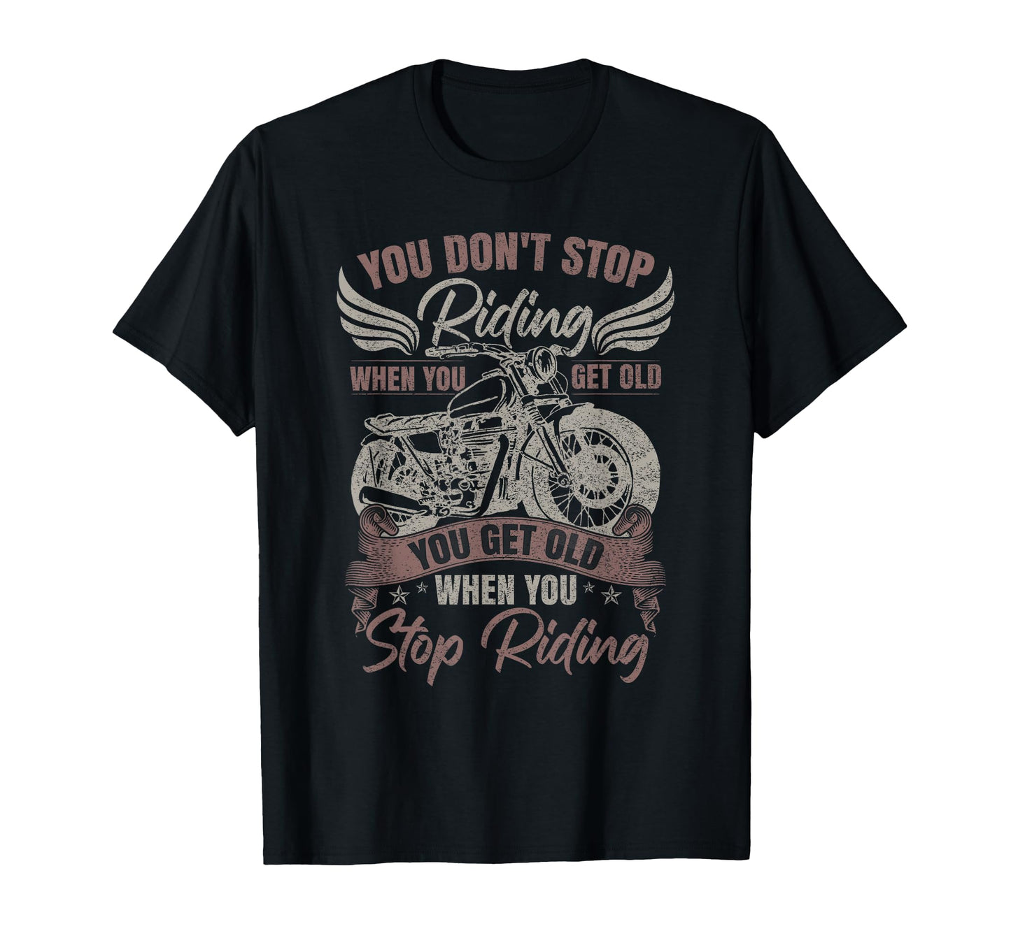 Motorcycle T-Shirt - Fun Novelty Design for Adults - T-Shirt, Sweatshirt, Hoodie