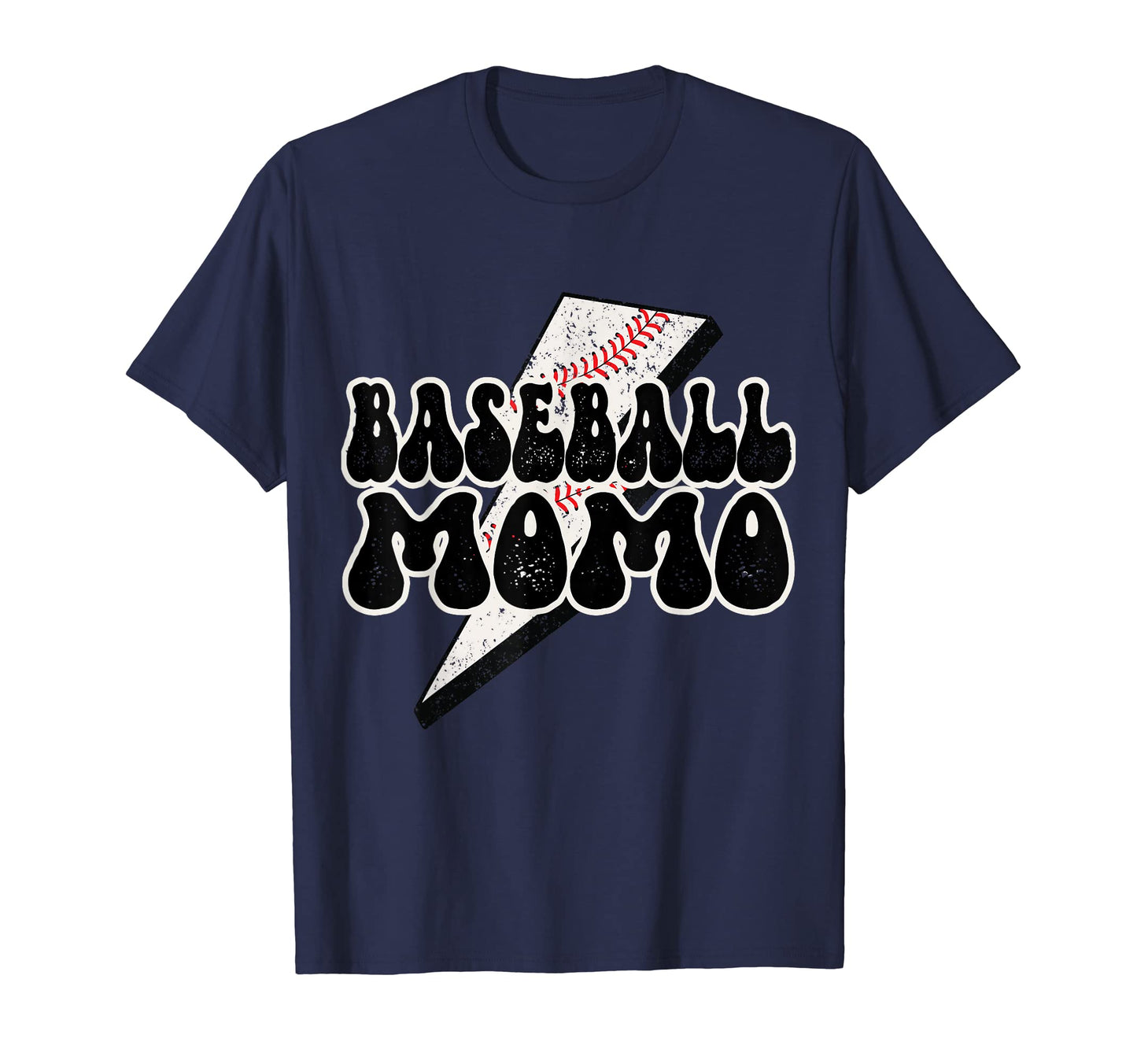 Baseball Momo Trendy Lightning Bolt T-Shirt - Custom Art Print Unisex - T-Shirt, Sweatshirt, Hoodie
