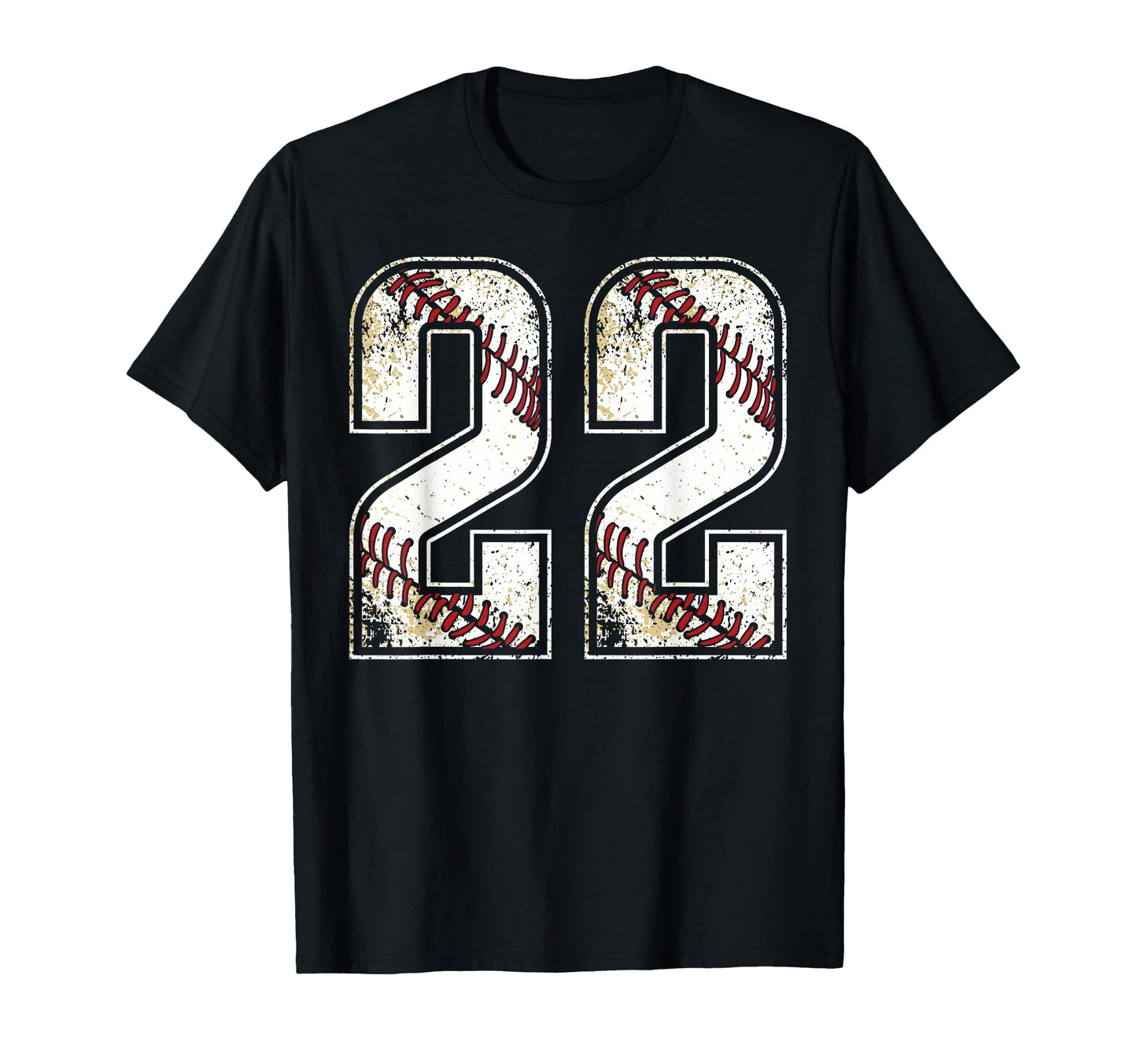 22 Baseball Jersey Number 22 Birthday T-Shirt - Novelty Apparel Men Women - T-Shirt, Sweatshirt, Hoodie