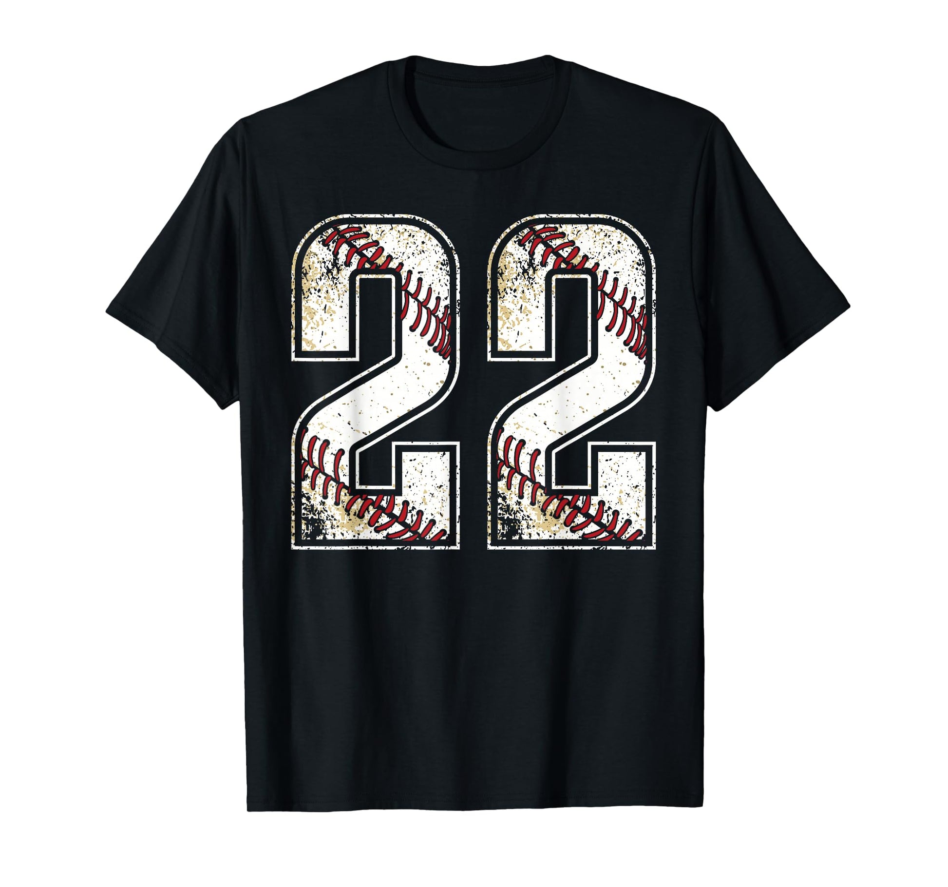 22 Baseball Jersey Number 22 Birthday T-Shirt - Novelty Apparel Men Women - T-Shirt, Sweatshirt, Hoodie