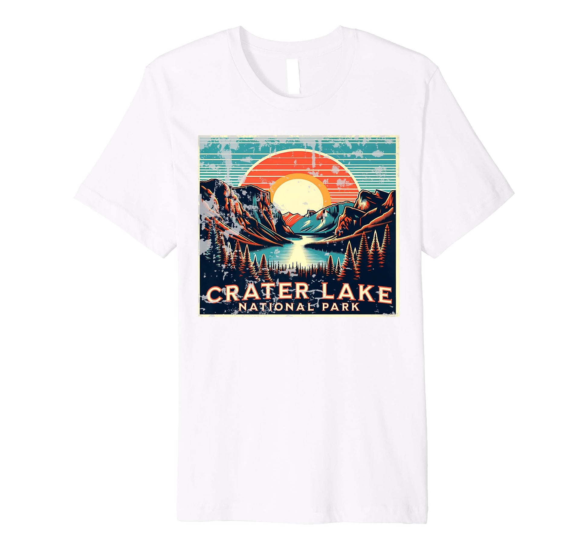 Crater Lake National Park Oregon Usa Hoodie - Aesthetic Graphic Unisex - T-Shirt, Sweatshirt, Hoodie