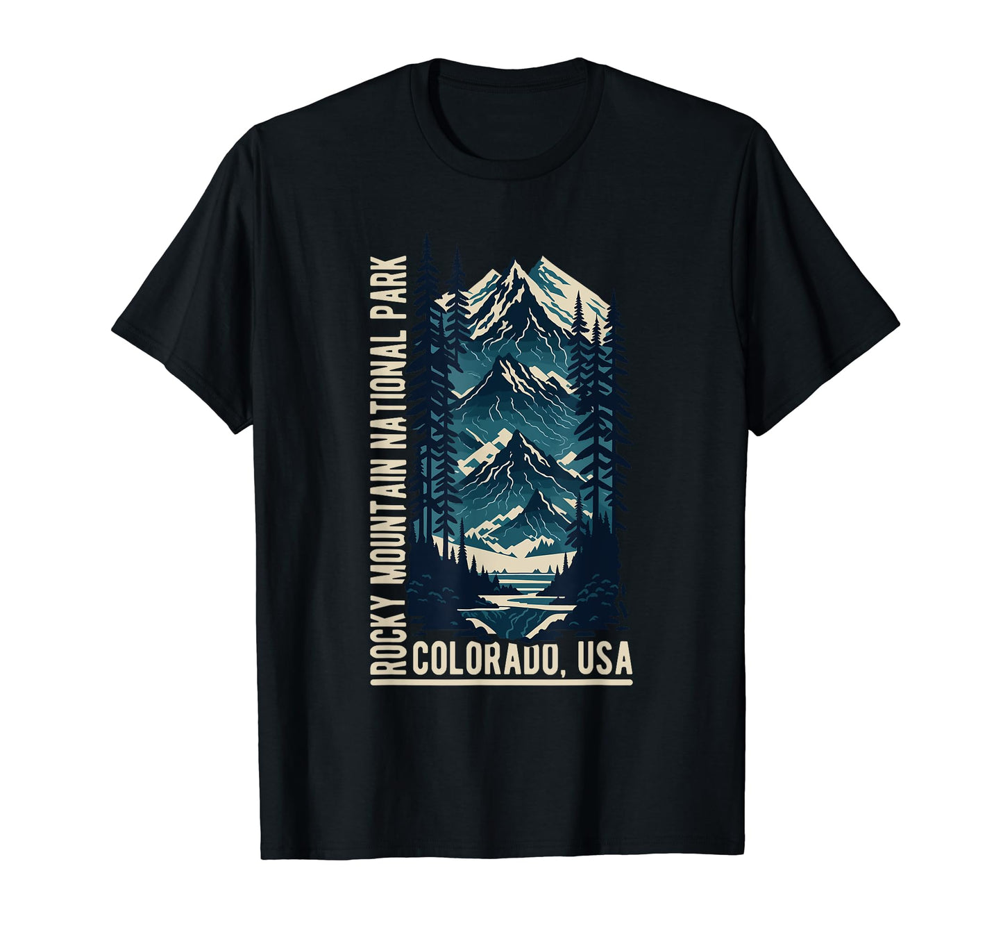 Rocky Mountain National Park Scenic T-Shirt - Streetwear Style Men Women - T-Shirt, Sweatshirt, Hoodie