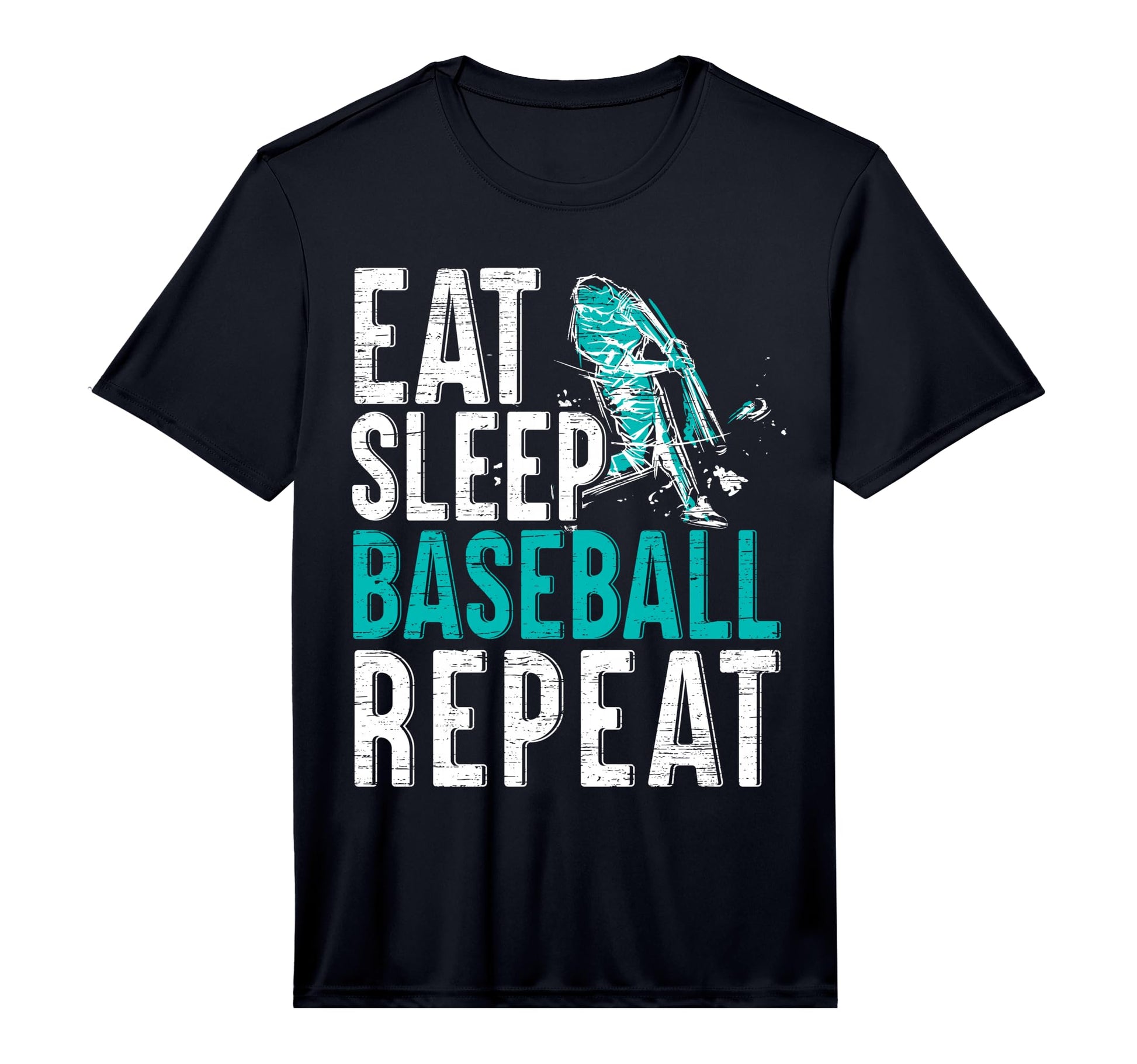 Eat Sleep Baseball Repeat Sport Lover T-Shirt - Streetwear Style Unisex - T-Shirt, Sweatshirt, Hoodie
