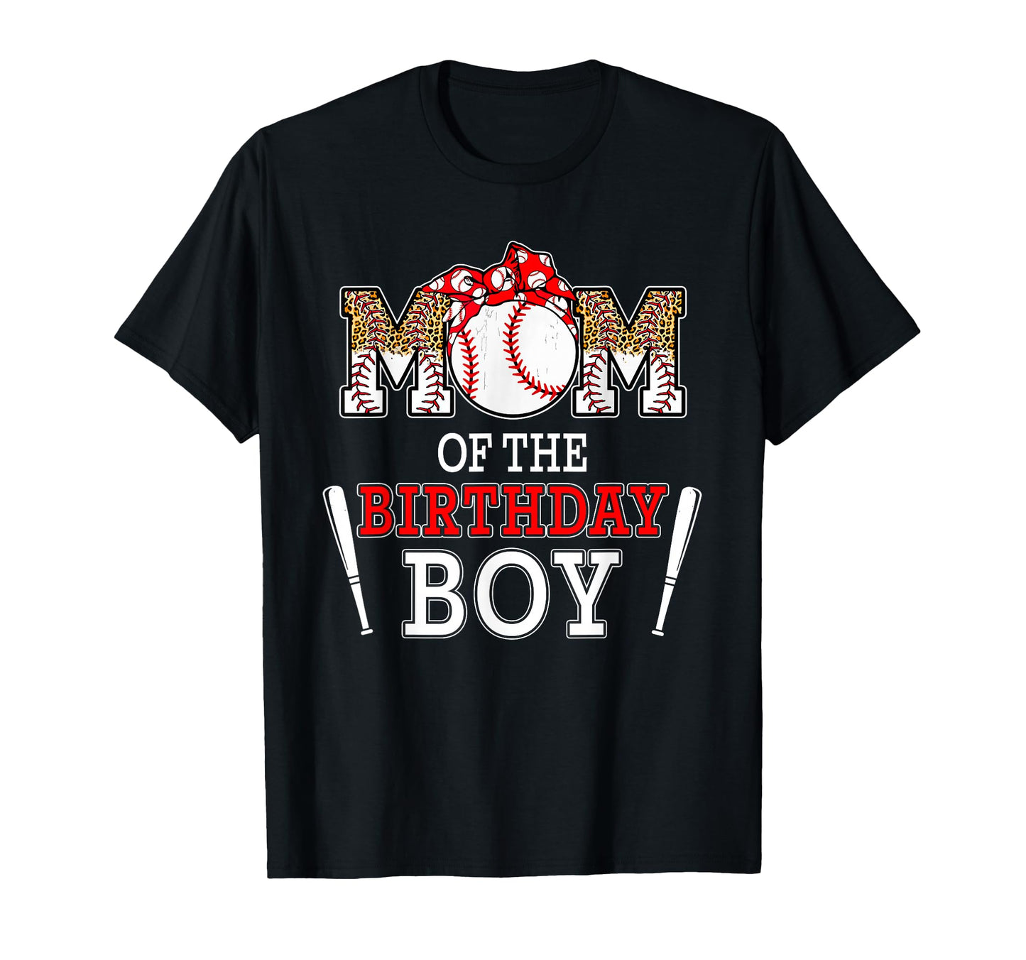 Mom Birthday Baseball Mom Birthday Party T-Shirt - Novelty Apparel Unisex - T-Shirt, Sweatshirt, Hoodie