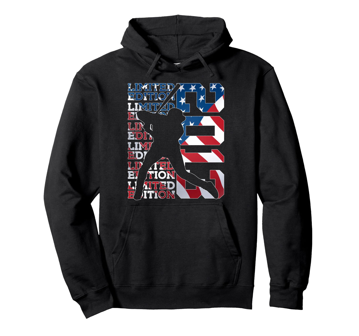 2013 Baseball 13Th Birthday Hoodie - Minimalist Print Unisex - T-Shirt, Sweatshirt, Hoodie