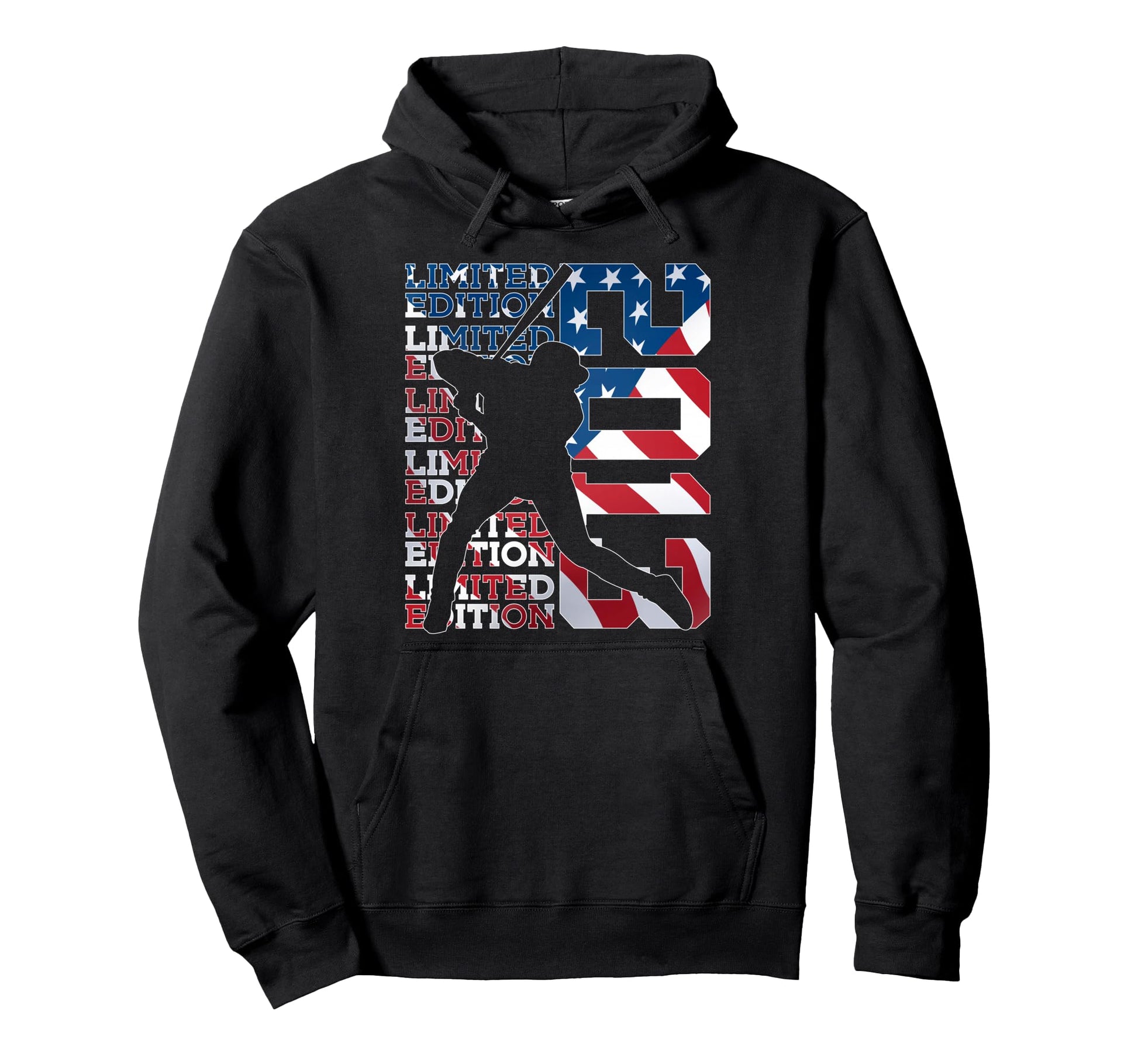 2013 Baseball 13Th Birthday Hoodie - Minimalist Print Unisex - T-Shirt, Sweatshirt, Hoodie