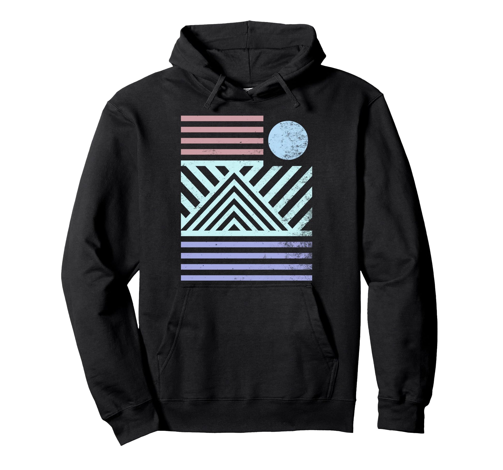 Threadless Vanphirst Sun Stripes Hoodie - Novelty Apparel Unisex - T-Shirt, Sweatshirt, Hoodie