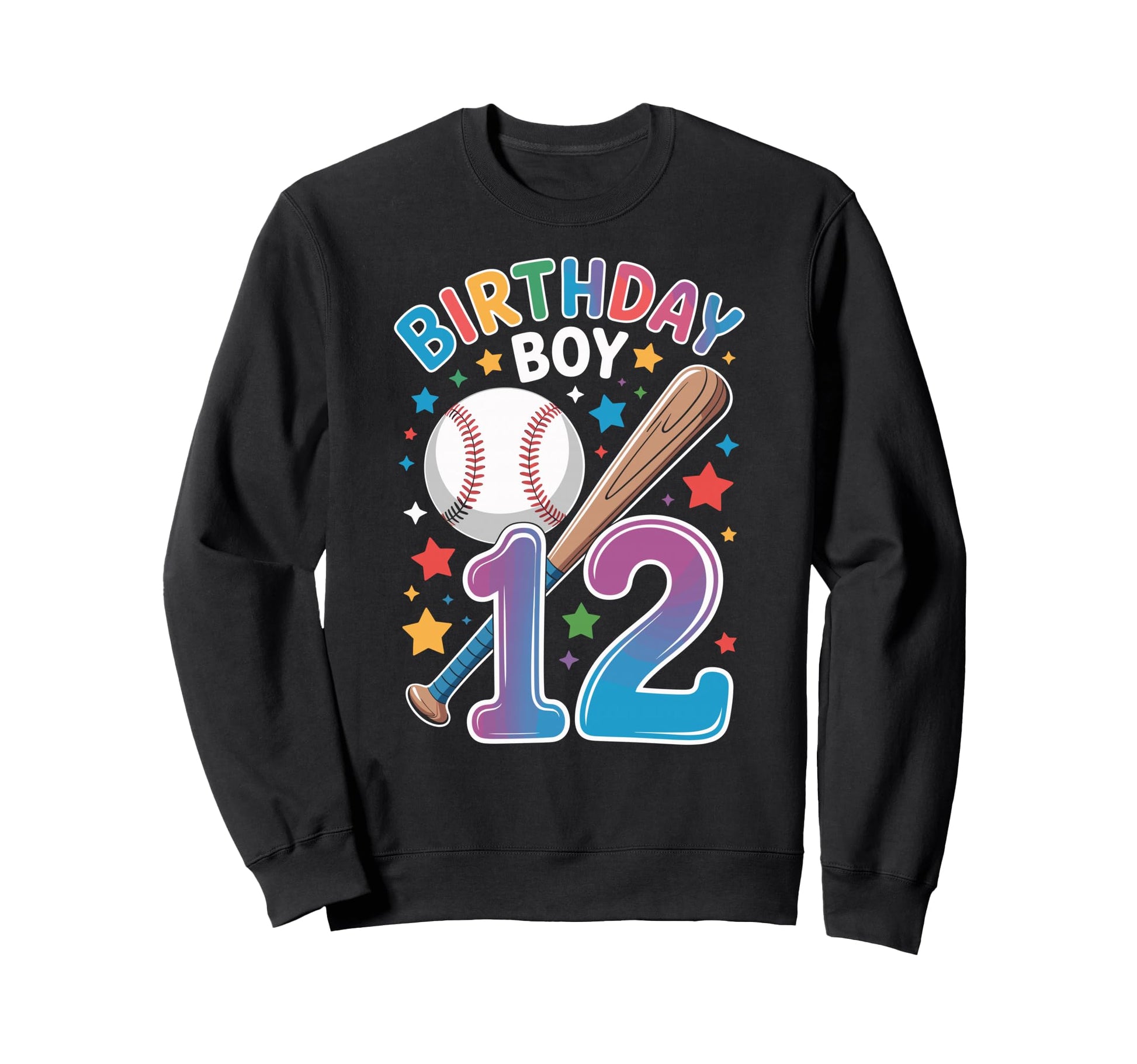 Birthday 12Th Birthday Baseball Sweatshirt - Fun Novelty Design Unisex - T-Shirt, Sweatshirt, Hoodie