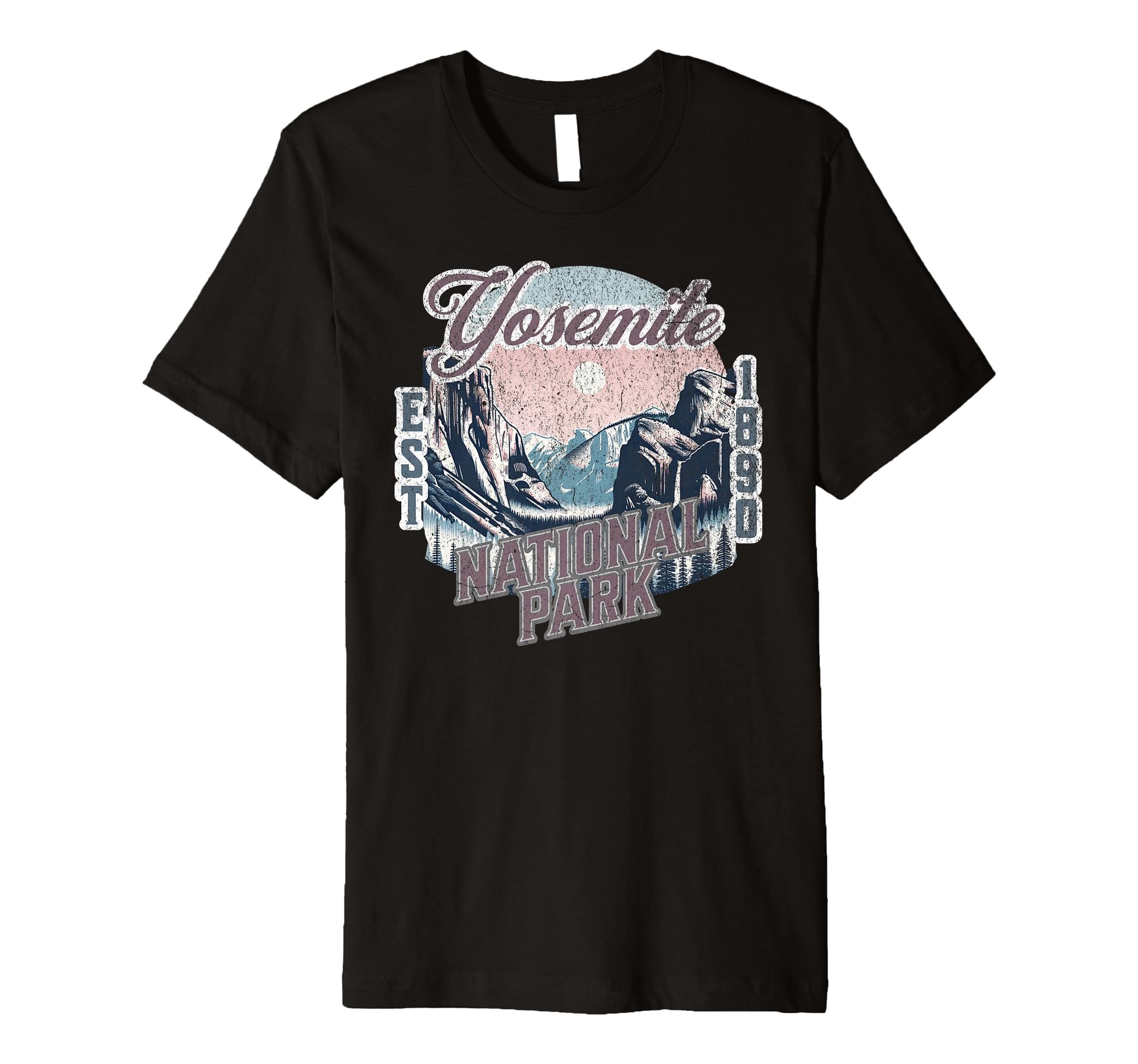 Yosemite National Park Established T-Shirt - Trendy Graphic for Adults - T-Shirt, Sweatshirt, Hoodie