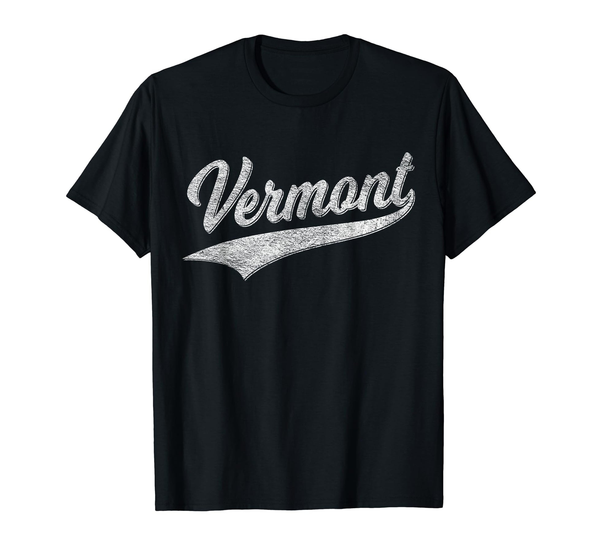 Vermont State Varsity Script Sports T-Shirt - Minimalist Print Men Women - T-Shirt, Sweatshirt, Hoodie