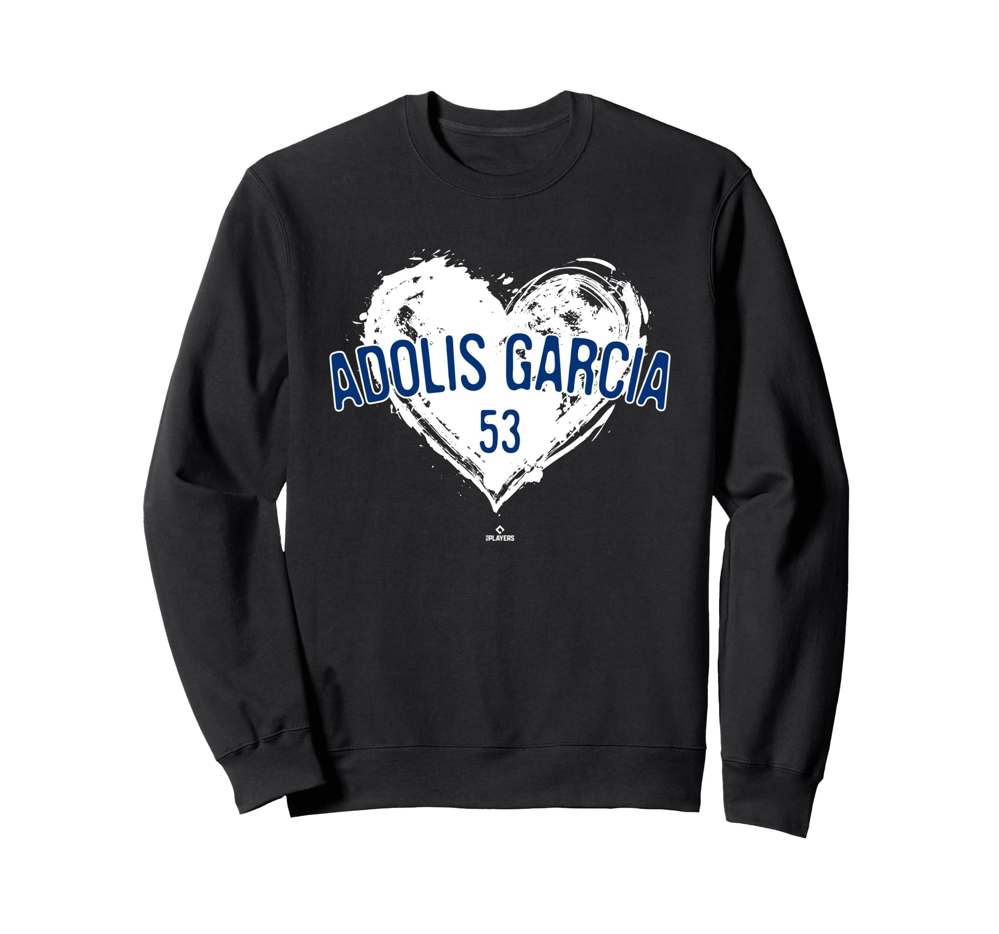 Distressed Heart Adolis Garc Texas Sweatshirt - Unique Graphic for Adults - T-Shirt, Sweatshirt, Hoodie