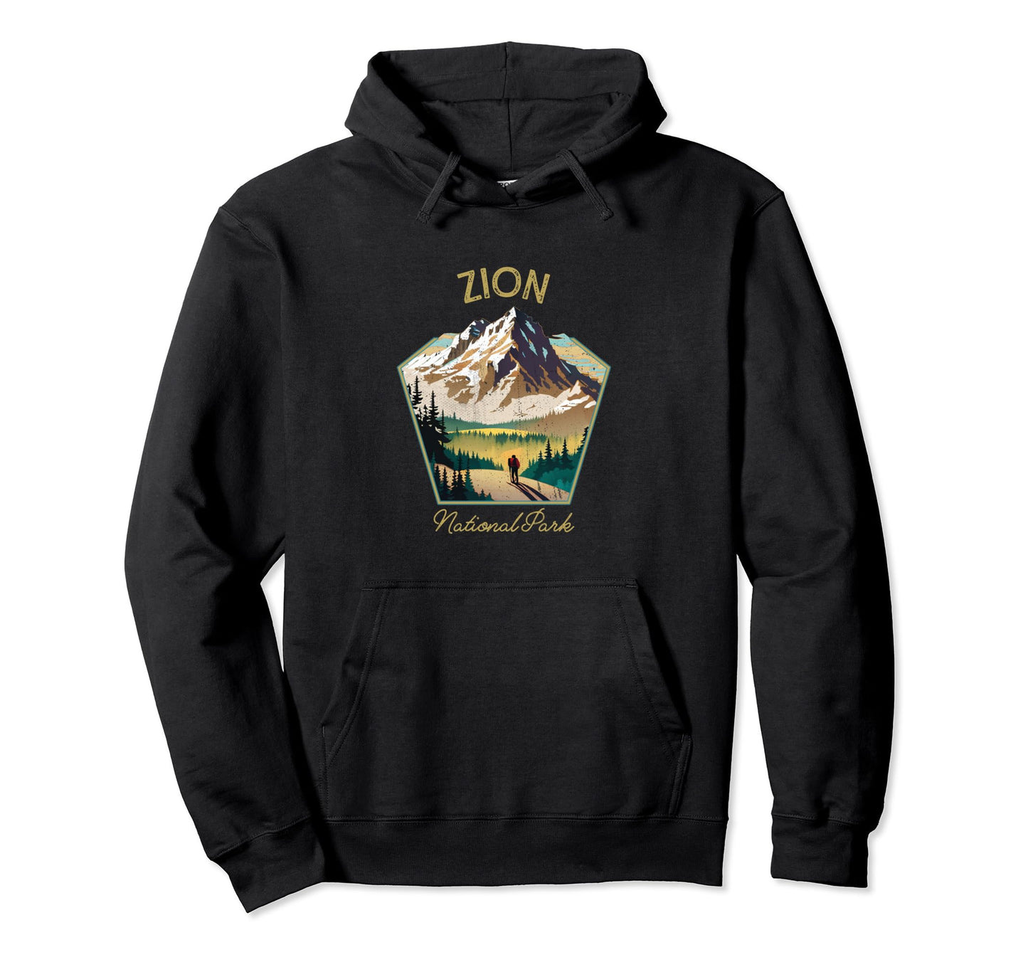 Zion National Park Souvenir Hoodie - Casual Everyday Wear for Adults - T-Shirt, Sweatshirt, Hoodie