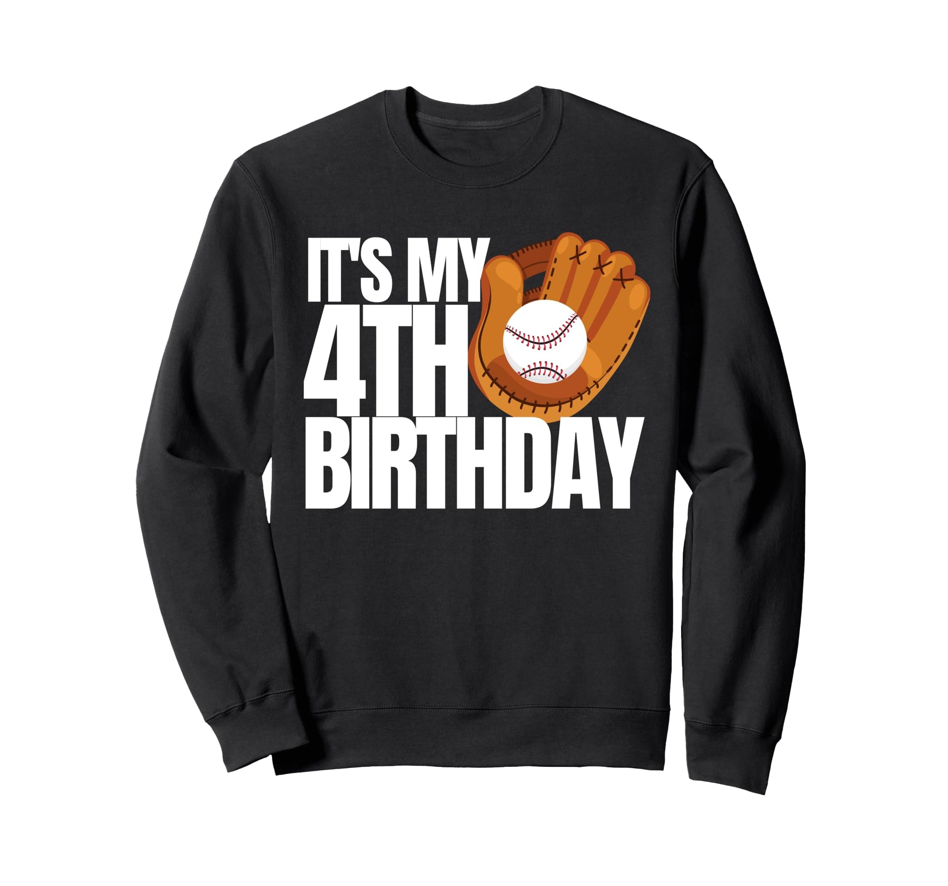 Its My 5Th Birthday Baseball Player Sweatshirt - Novelty Apparel Unisex - T-Shirt, Sweatshirt, Hoodie