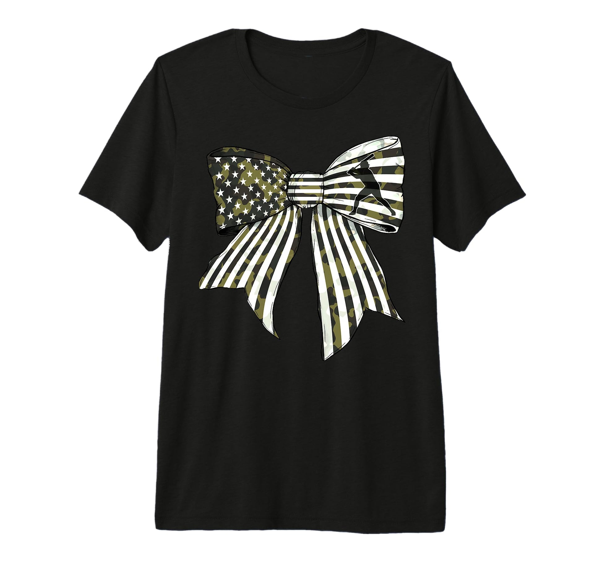Baseball Player Usa Flag 4Th July T-Shirt - Custom Art Print Unisex - T-Shirt, Sweatshirt, Hoodie