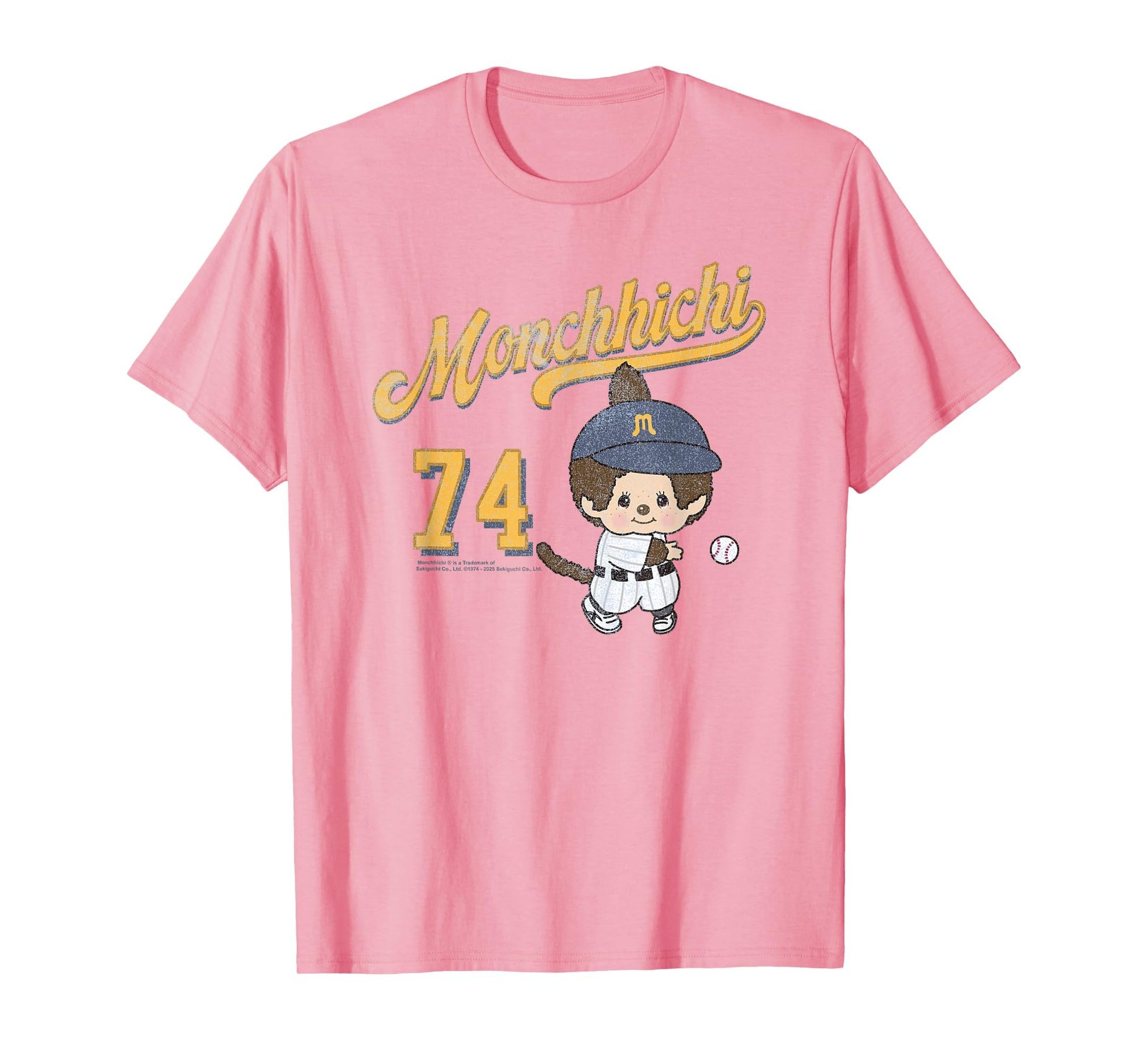 Monchhichi Little Baseball Player 74 T-Shirt - Streetwear Style Men Women - T-Shirt, Sweatshirt, Hoodie