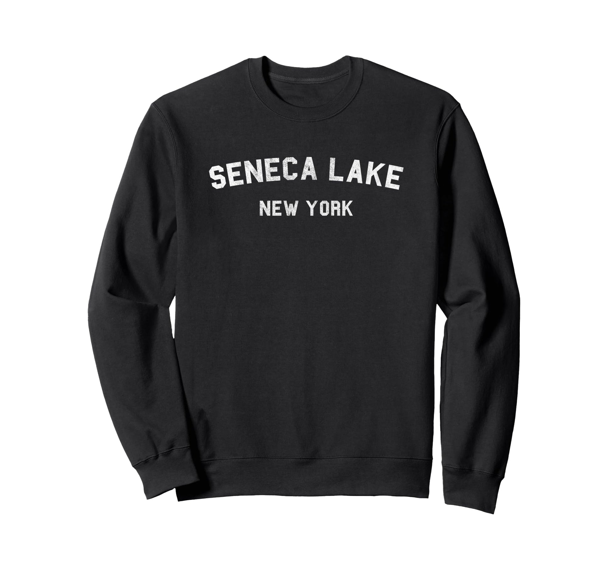 Varsity Seneca Lake New York Sweatshirt - Novelty Apparel Men Women - T-Shirt, Sweatshirt, Hoodie