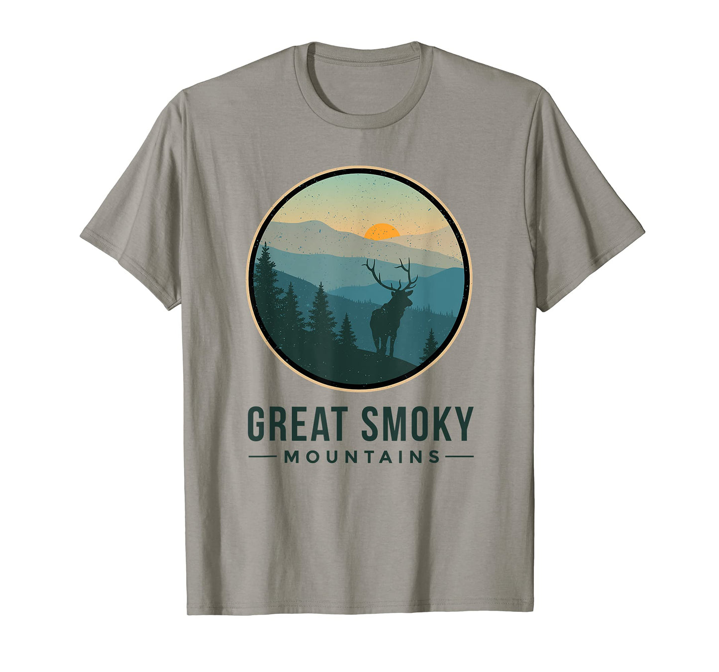 Great Smoky Mountains National Park Deer T-Shirt - Graphic Print Unisex - T-Shirt, Sweatshirt, Hoodie