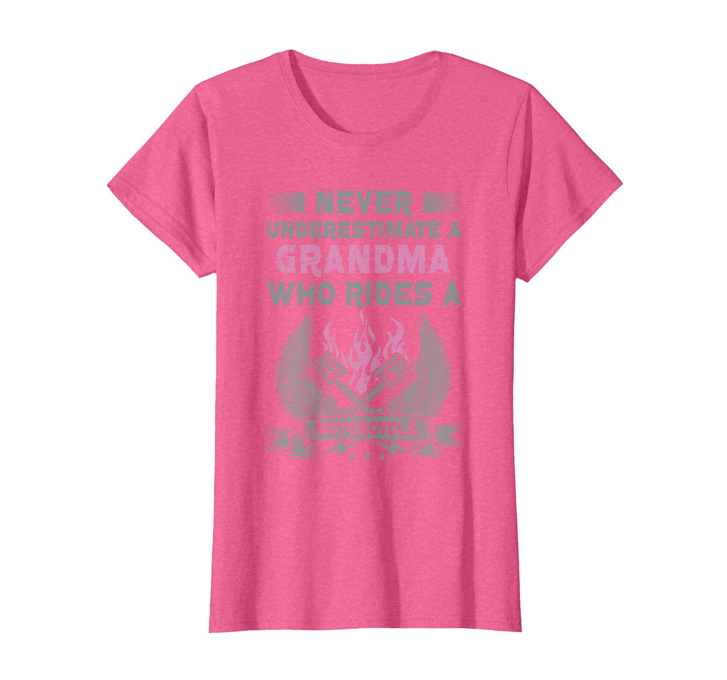 Biker Grandma Motorcycle Grandmother T-Shirt - Trendy Graphic for Adults - T-Shirt, Sweatshirt, Hoodie