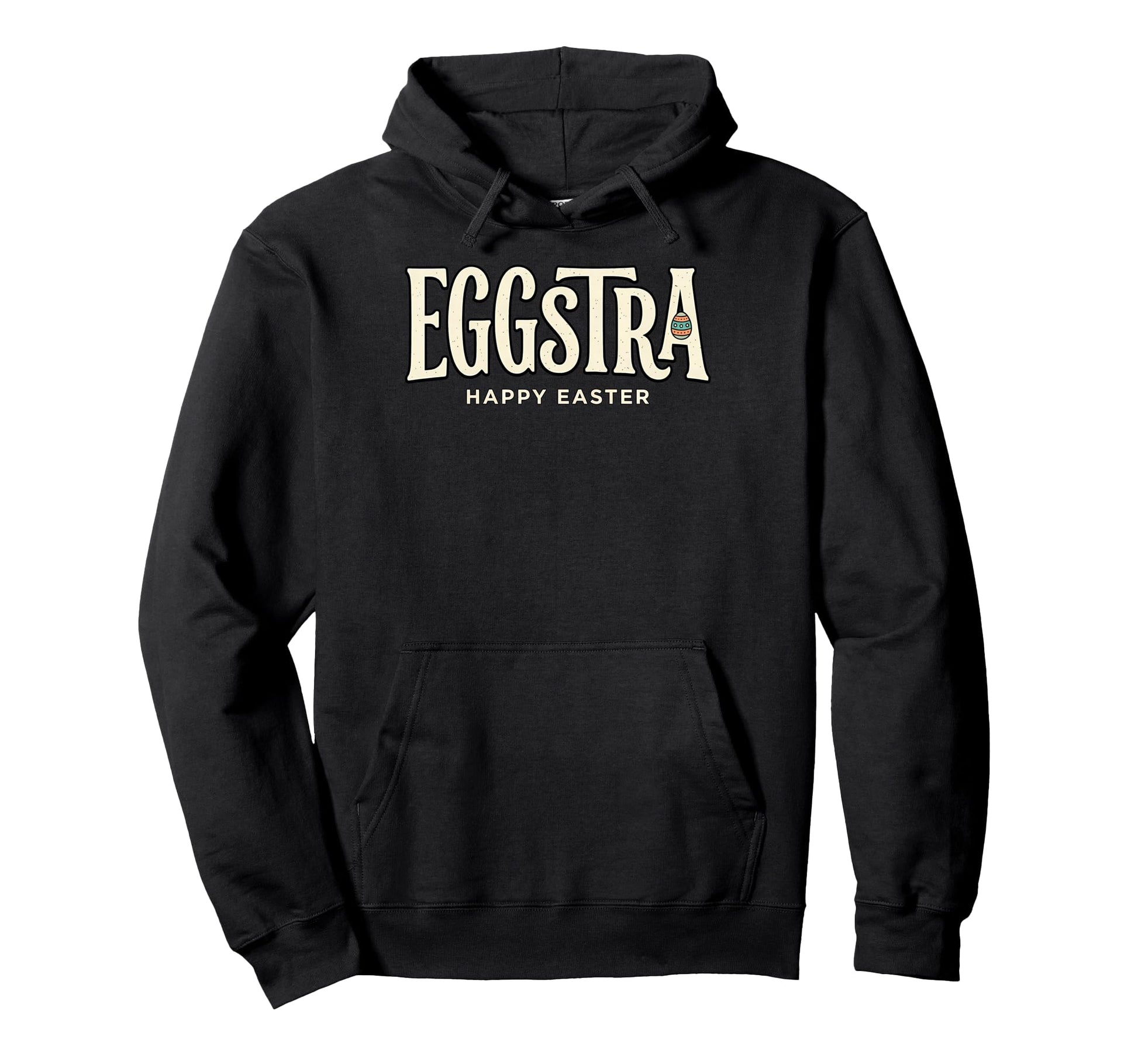 Eggstra Happy Easter Pun Egg Hunt Hoodie - Custom Art Print Men Women - T-Shirt, Sweatshirt, Hoodie