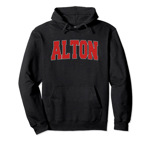 Alton Il Illinois Varsity Usa Sports Hoodie - Graphic Print Unisex - T-Shirt, Sweatshirt, Hoodie