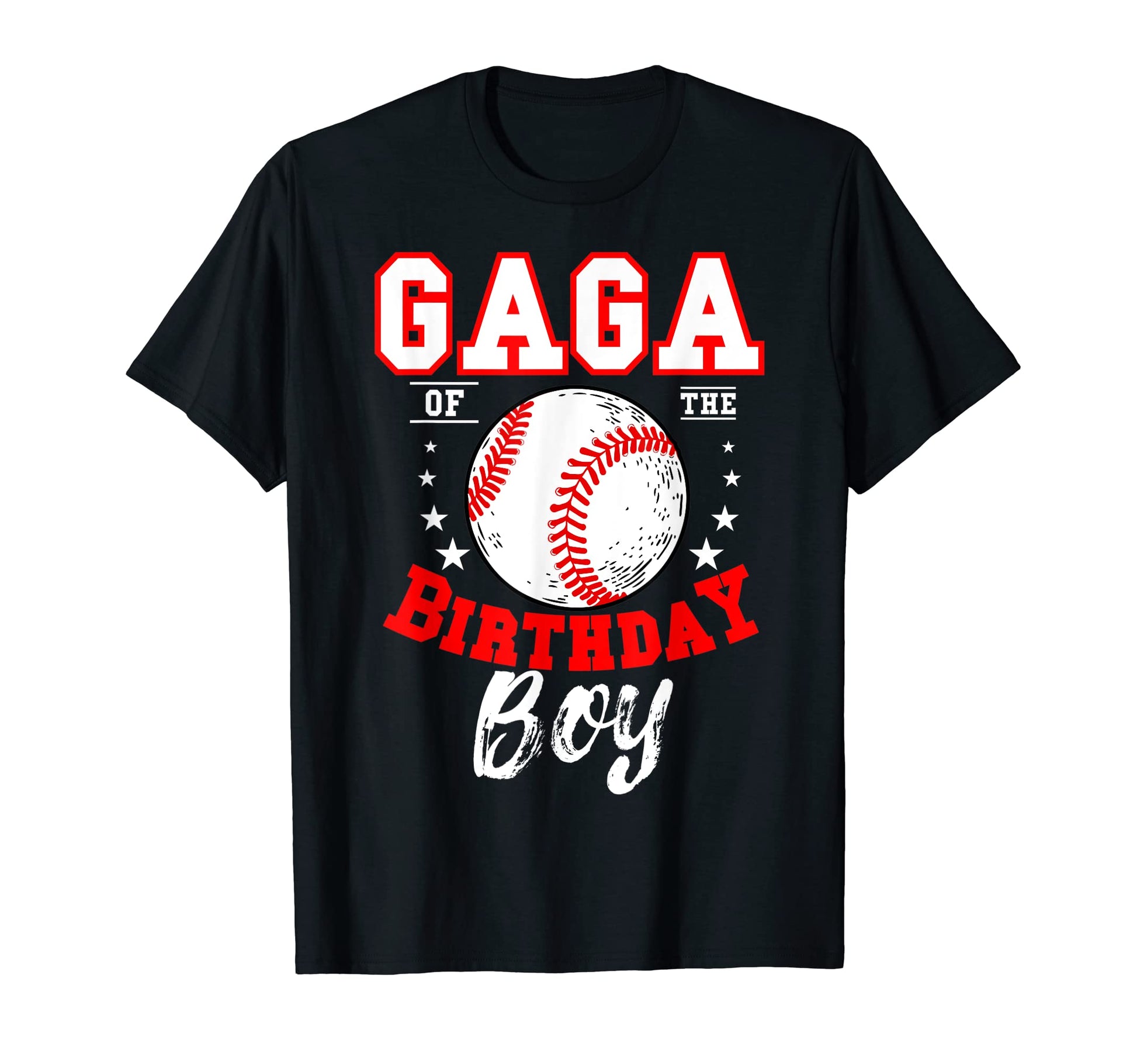 Gaga Birthday Baseball Theme Bday T-Shirt - Minimalist Print Unisex - T-Shirt, Sweatshirt, Hoodie