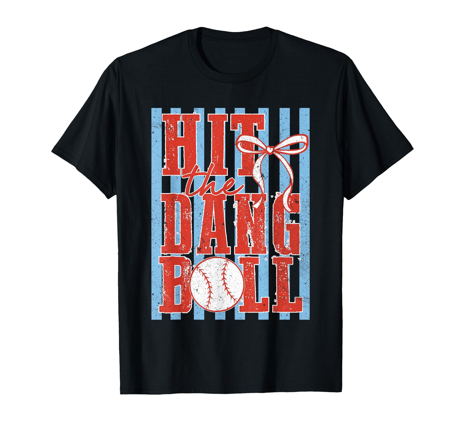 Hit Dang Ball Baseball Season T-Shirt - Aesthetic Graphic Men Women - T-Shirt, Sweatshirt, Hoodie