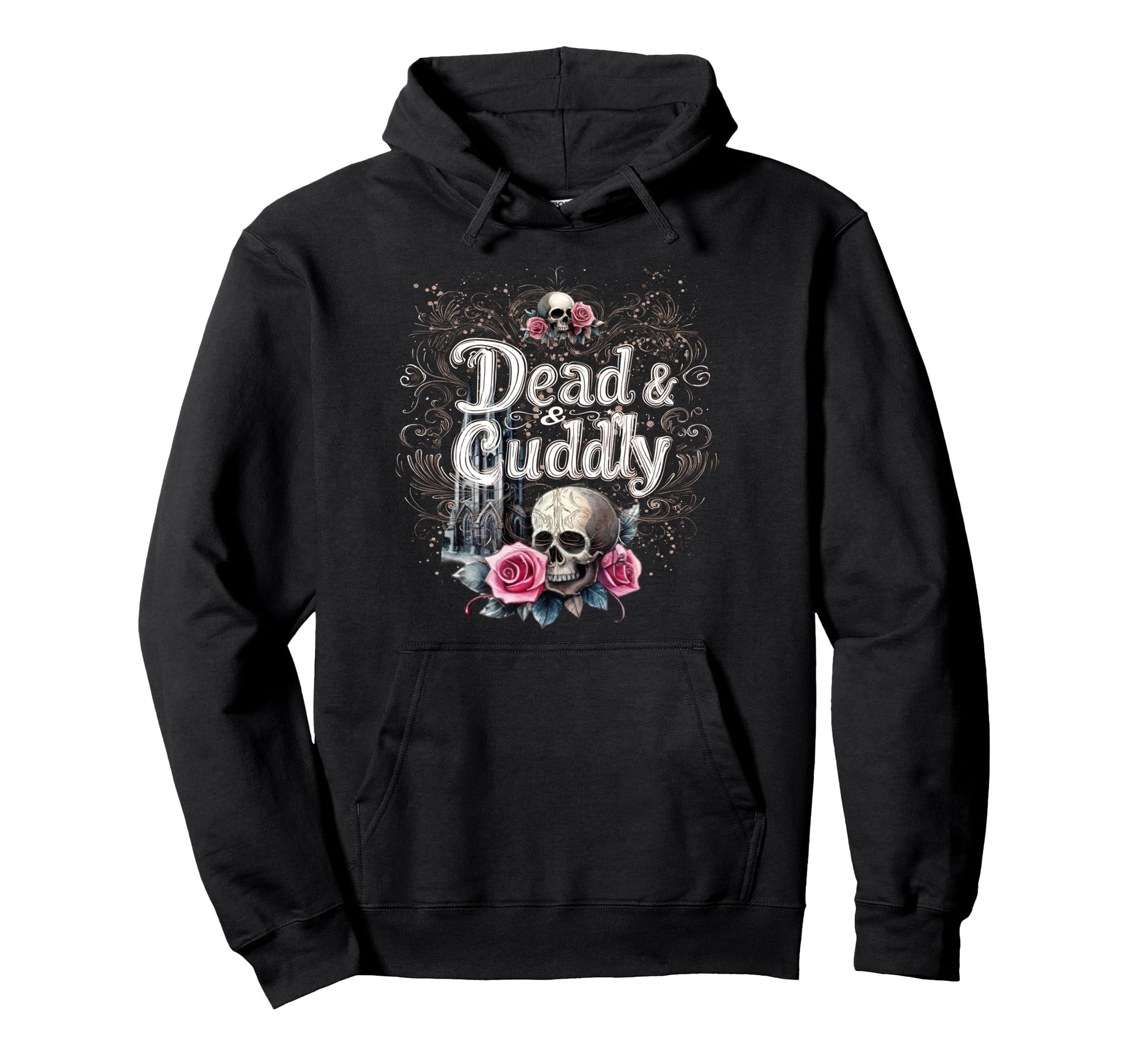 Dead And Cuddly Gothic Alt Grunge Hip Hoodie - Minimalist Print Men Women - T-Shirt, Sweatshirt, Hoodie